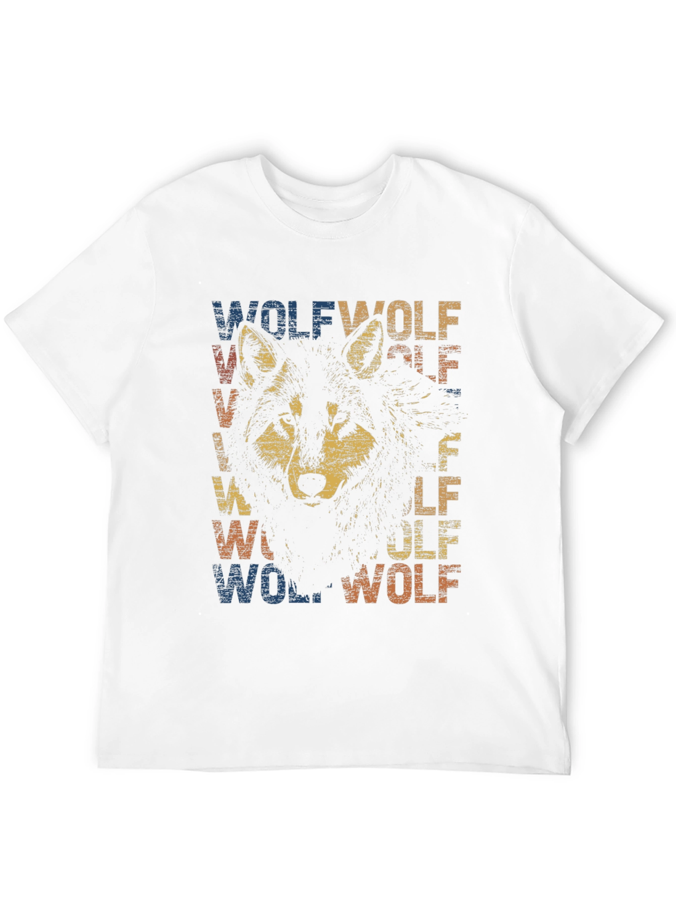 Black Vintage Wolf Graphic T-Shirt - Retro Style Tee view 12
