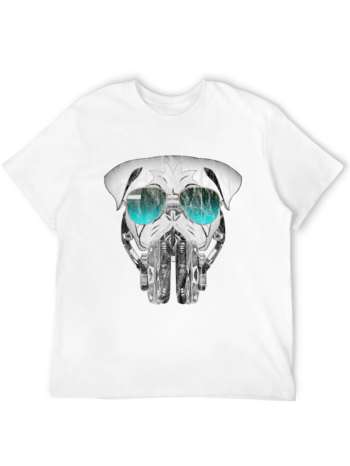 Black Pug DJ Graphic Tee view 12