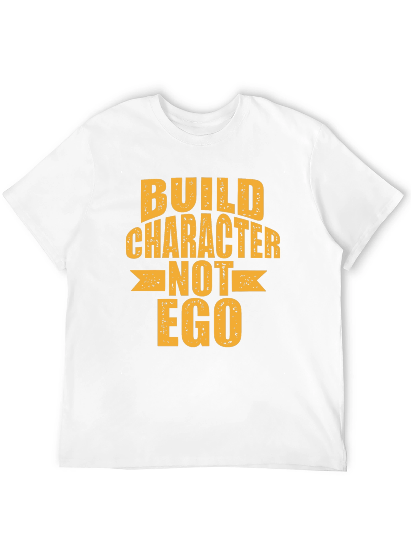 Black Build Character Not Ego Graphic Tee view 12
