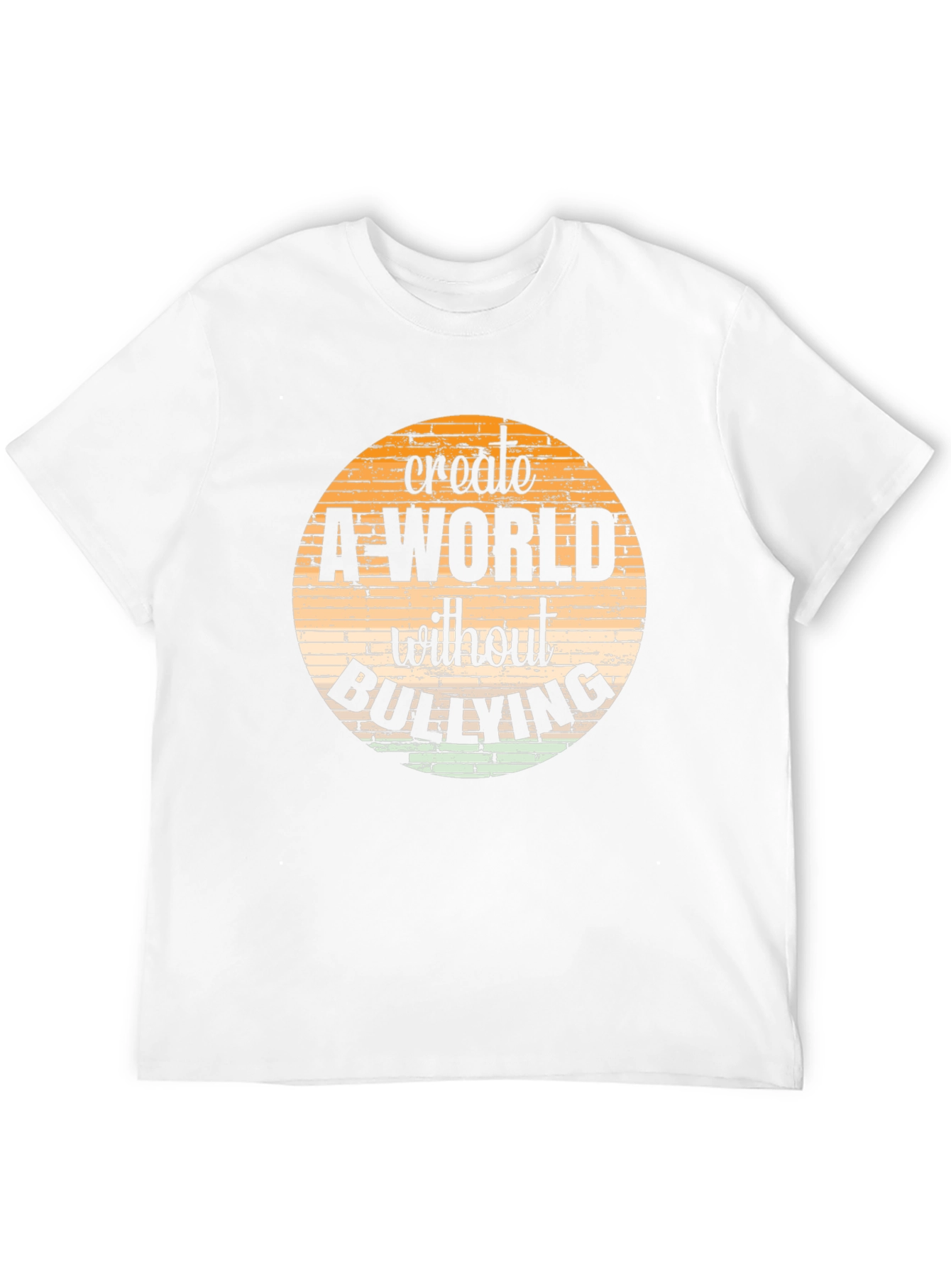 Black Create a World Without Bullying Graphic Tee view 12