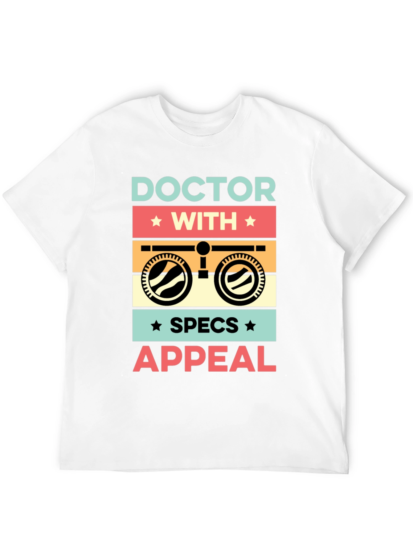 Black Doctor Specs Appeal Graphic T-Shirt view 12