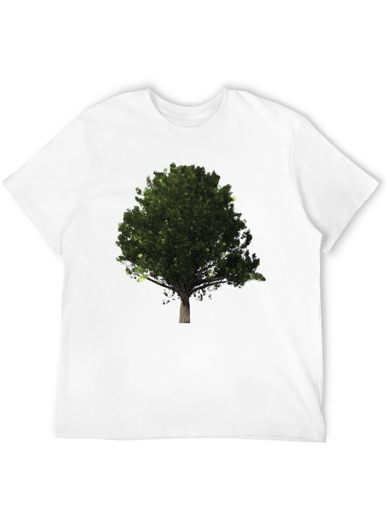 Black Nature Tree Graphic Black T-Shirt view 12
