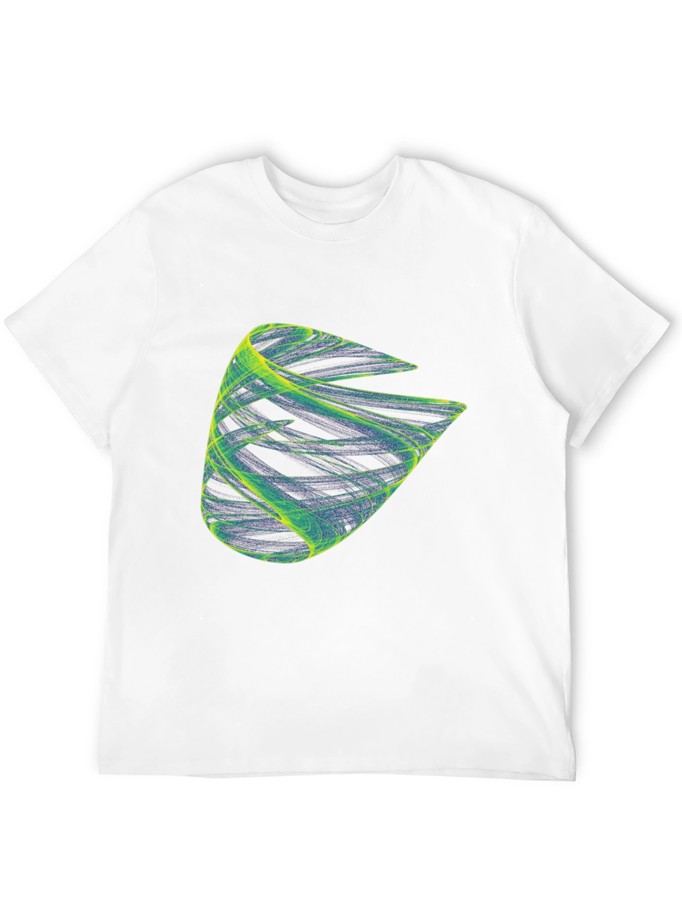 Black Abstract Graphic Black T-Shirt view 12