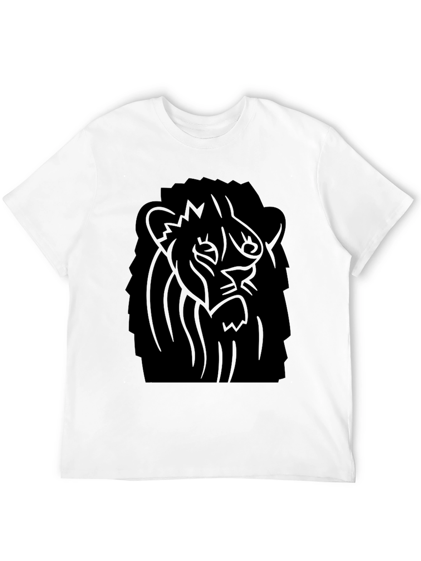 Black Black Lion Graphic Tee - Bold Style view 12