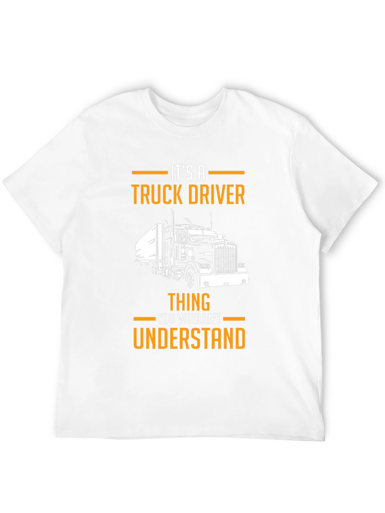 Black Truck Driver T-Shirt - It's A Truck Driver Thing! view 12