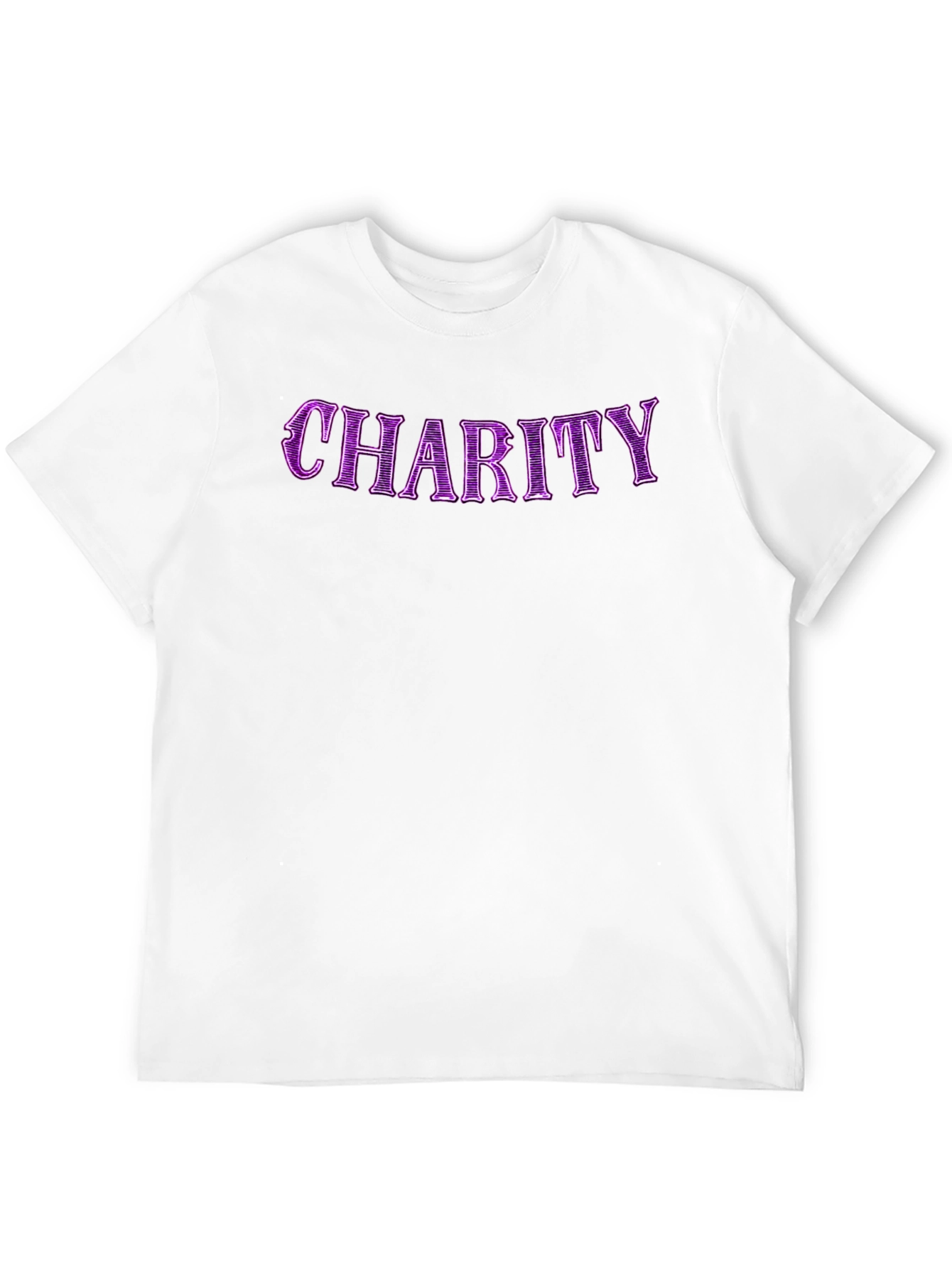 Black Charity Graphic Tee - Black Short Sleeve T-Shirt view 12