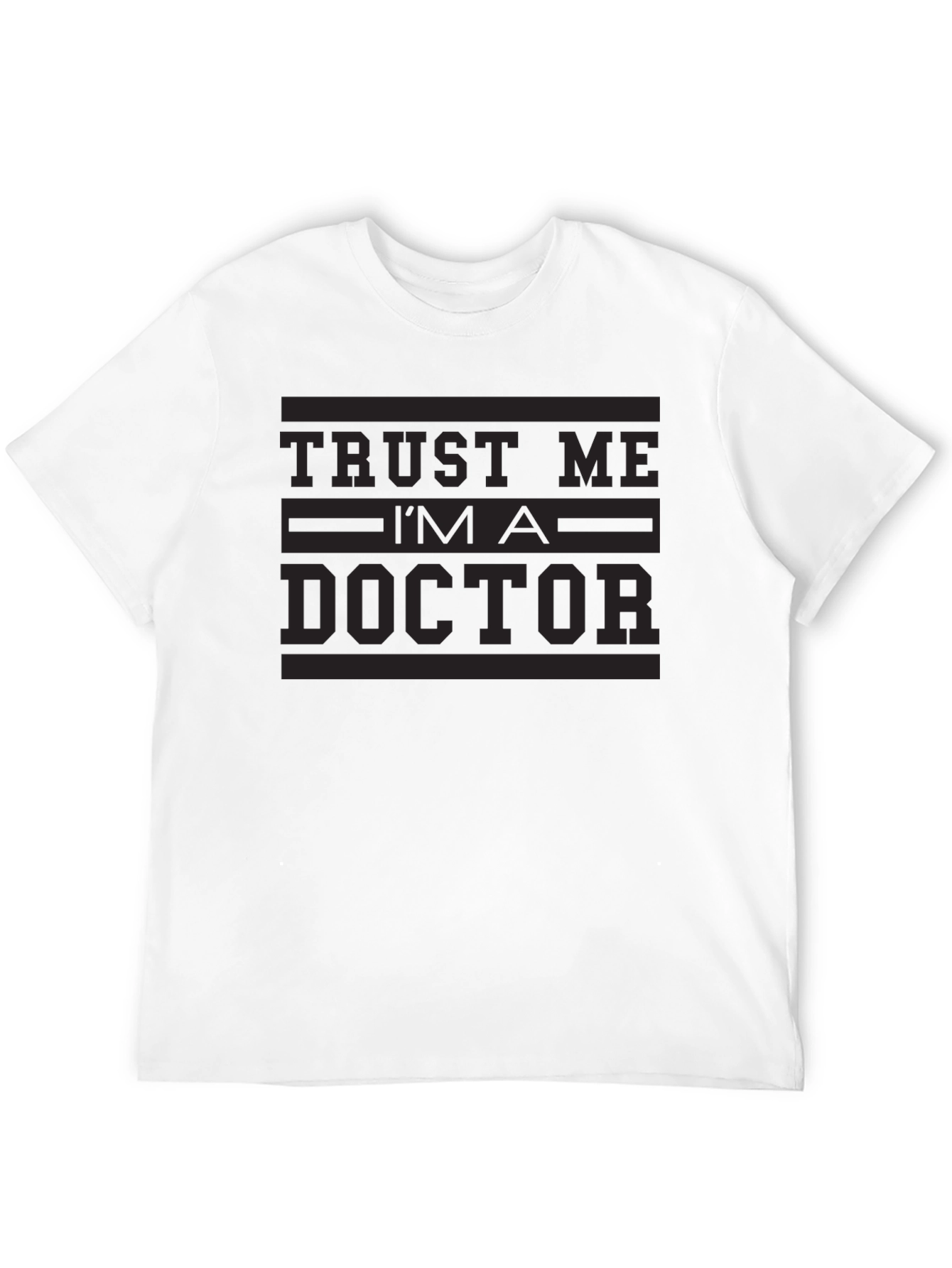 Black Trust Me I'm A Doctor T-Shirt view 12