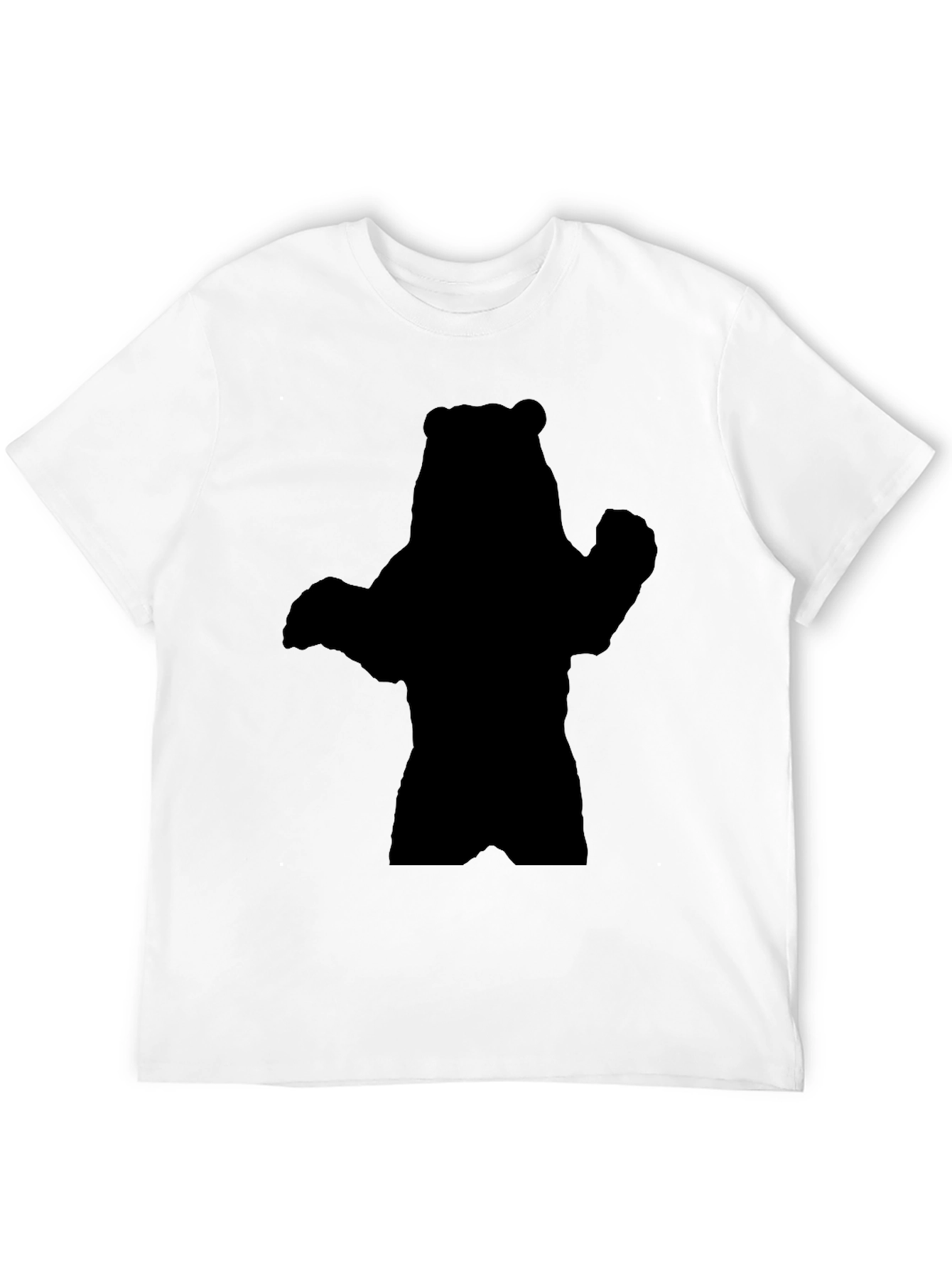 Black Bear Silhouette Graphic Tee - Black view 12