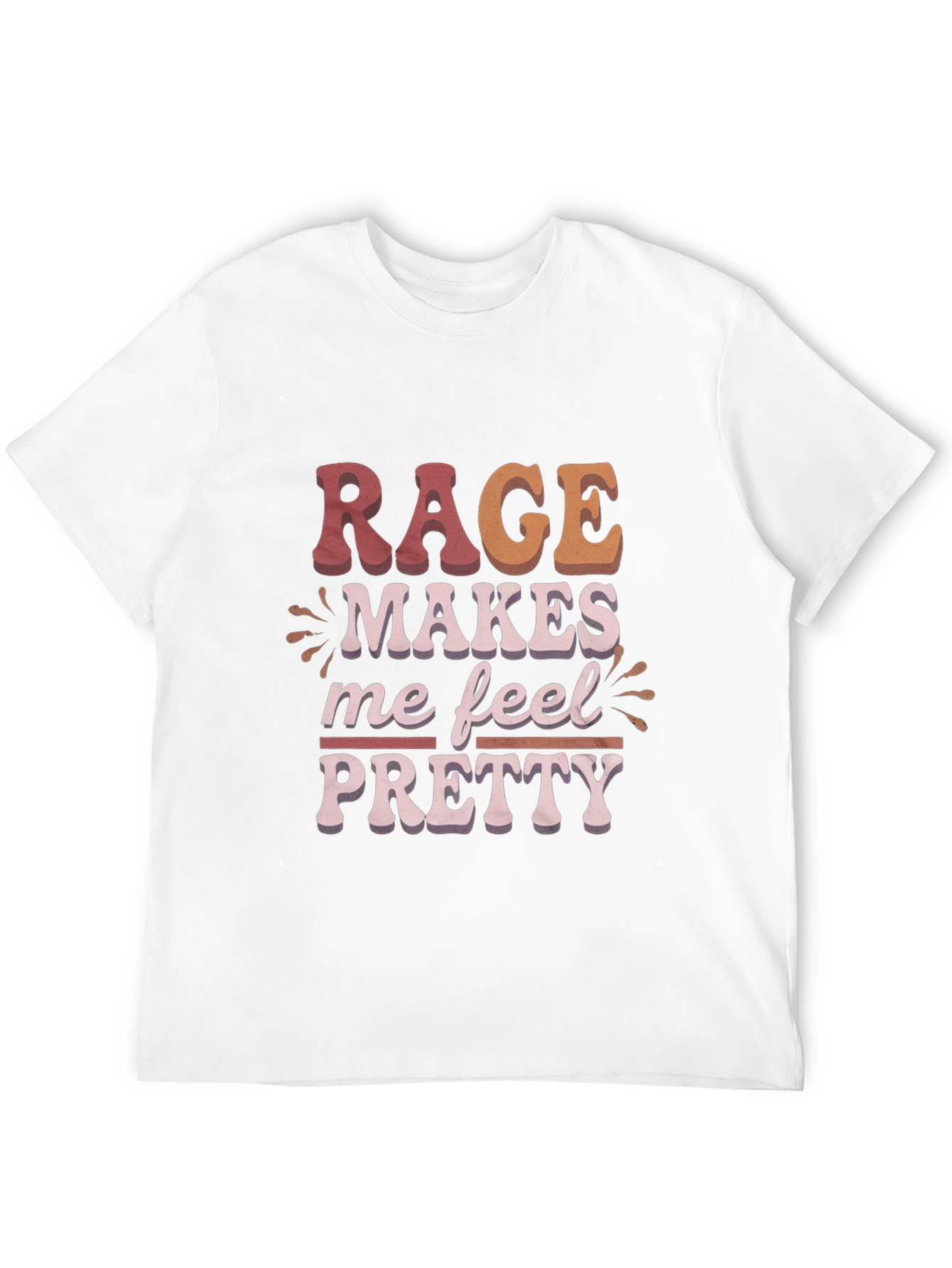 Black Rage Makes Me Feel Pretty Graphic T-Shirt view 12