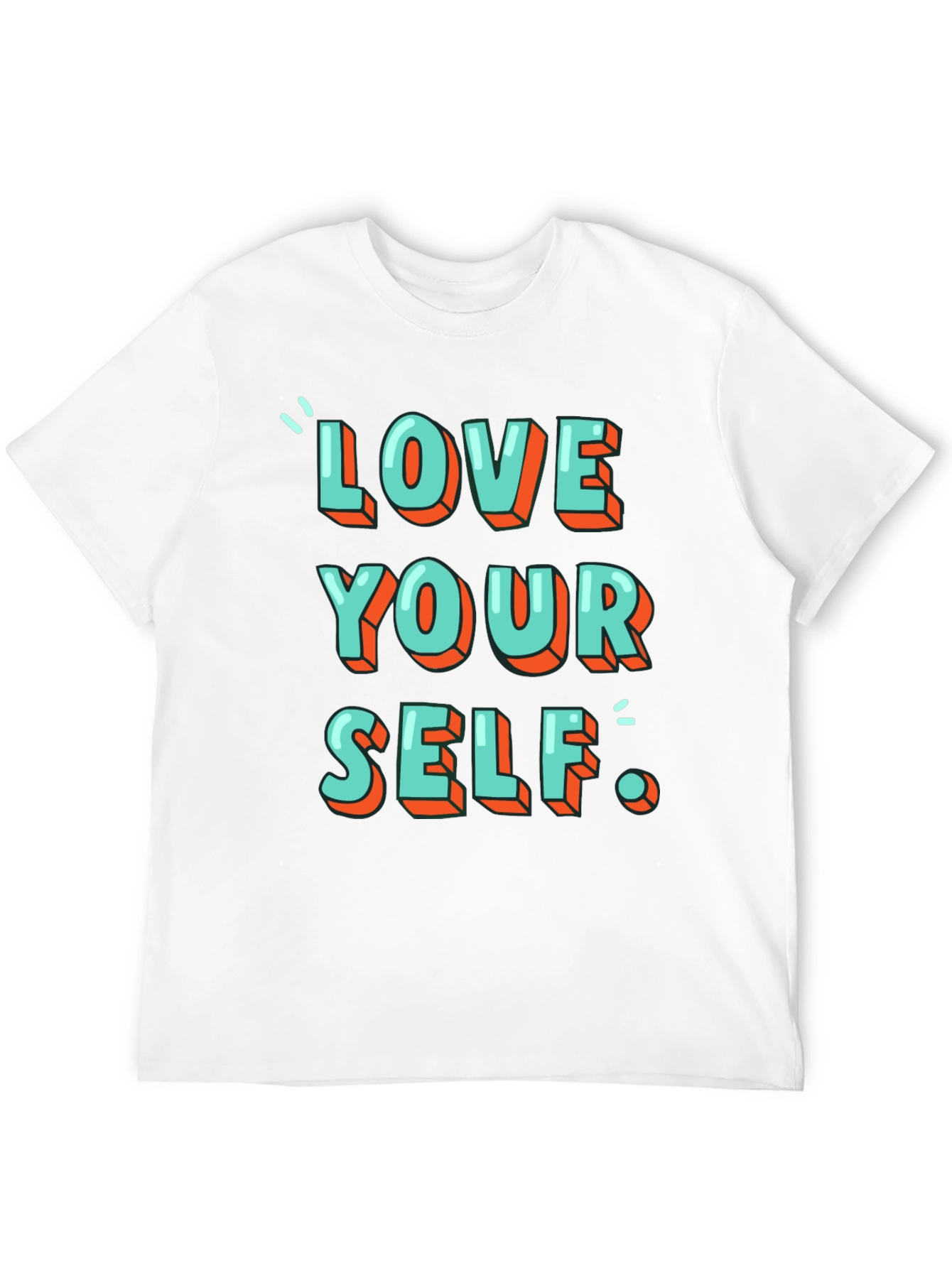 Black Love Yourself Graphic Tee - Black view 12