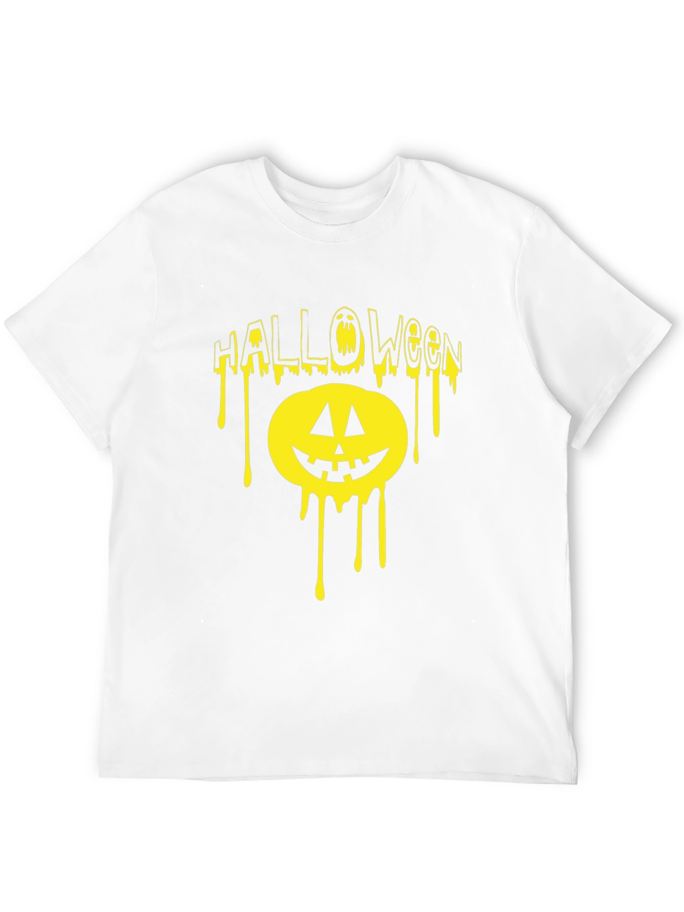 Black Halloween Dripping Pumpkin T-Shirt view 12