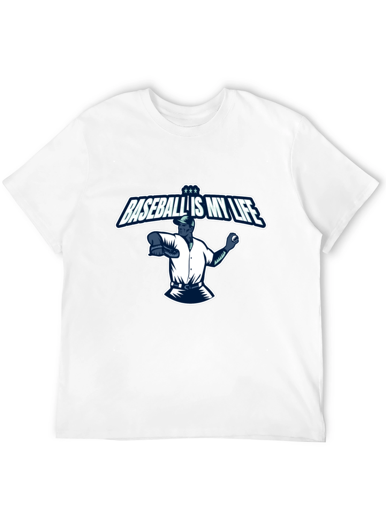 Black Baseball is My Life T-Shirt view 12