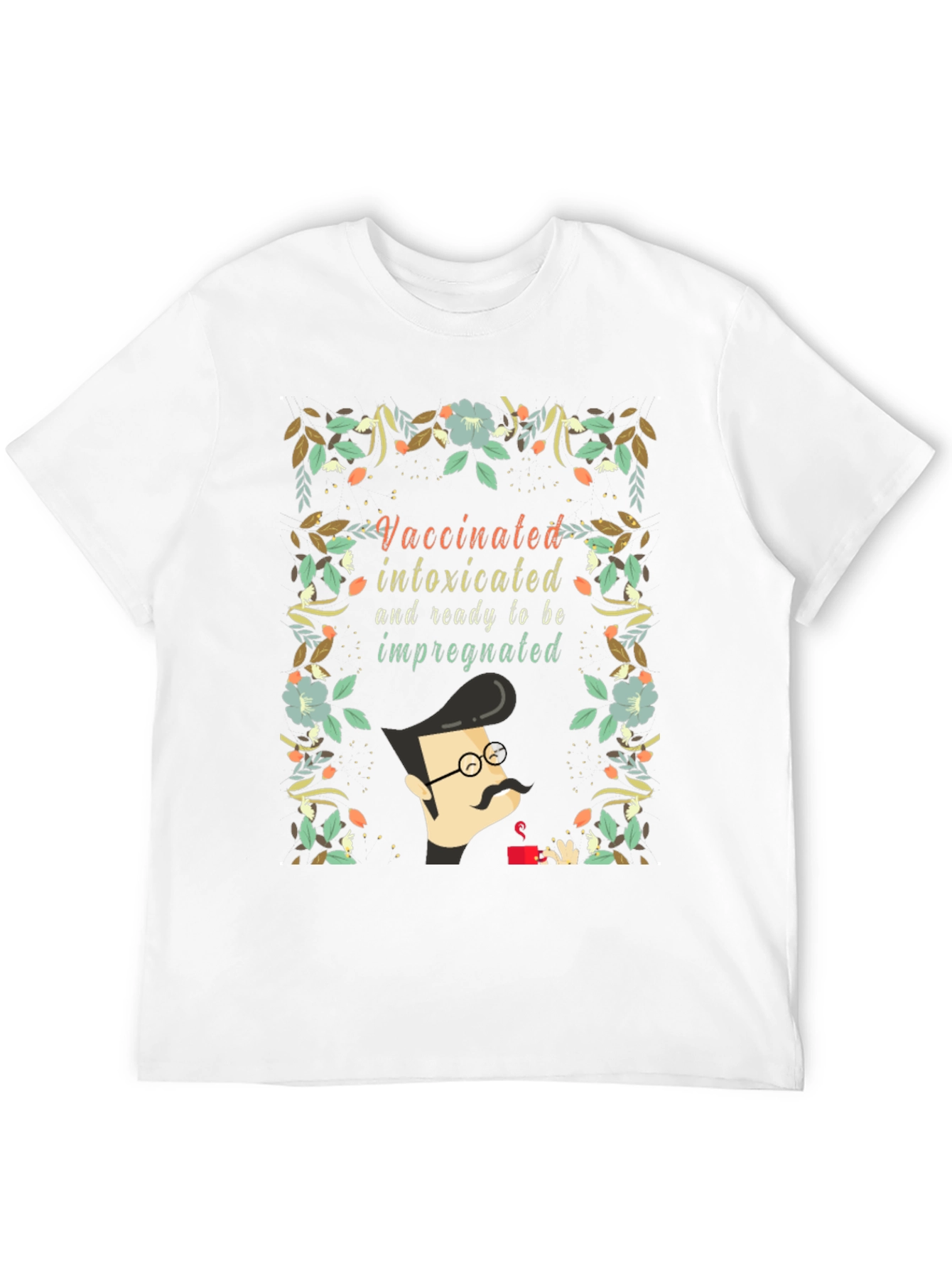 Black Vaccinated & Ready T-Shirt - Funny Slogan view 12