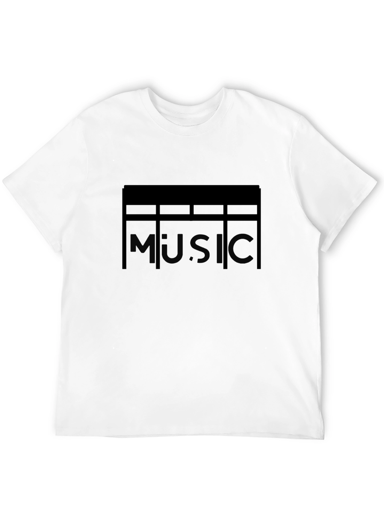 Black Music Keyboard Graphic Tee - Soft Cotton Blend view 12