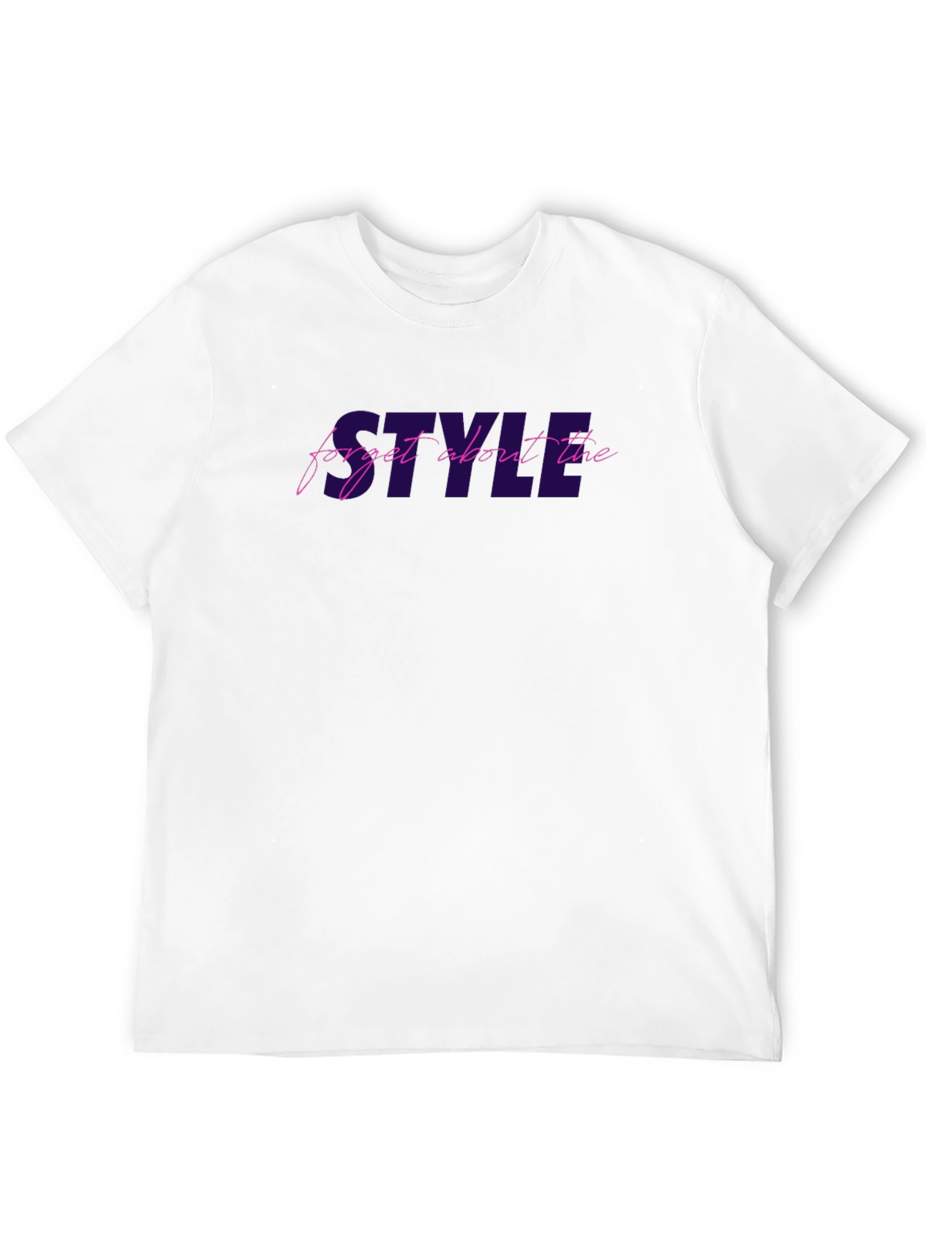 Black Forget About the Style - Men's Black Graphic Tee view 12