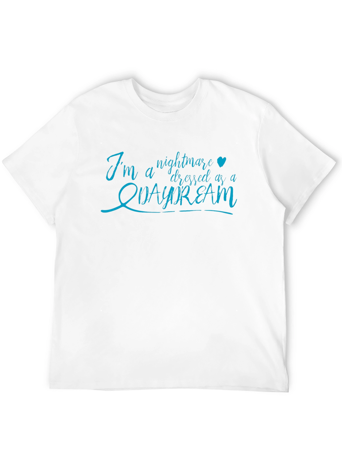 Black Nightmare Dressed as a Daydream Graphic T-Shirt view 12