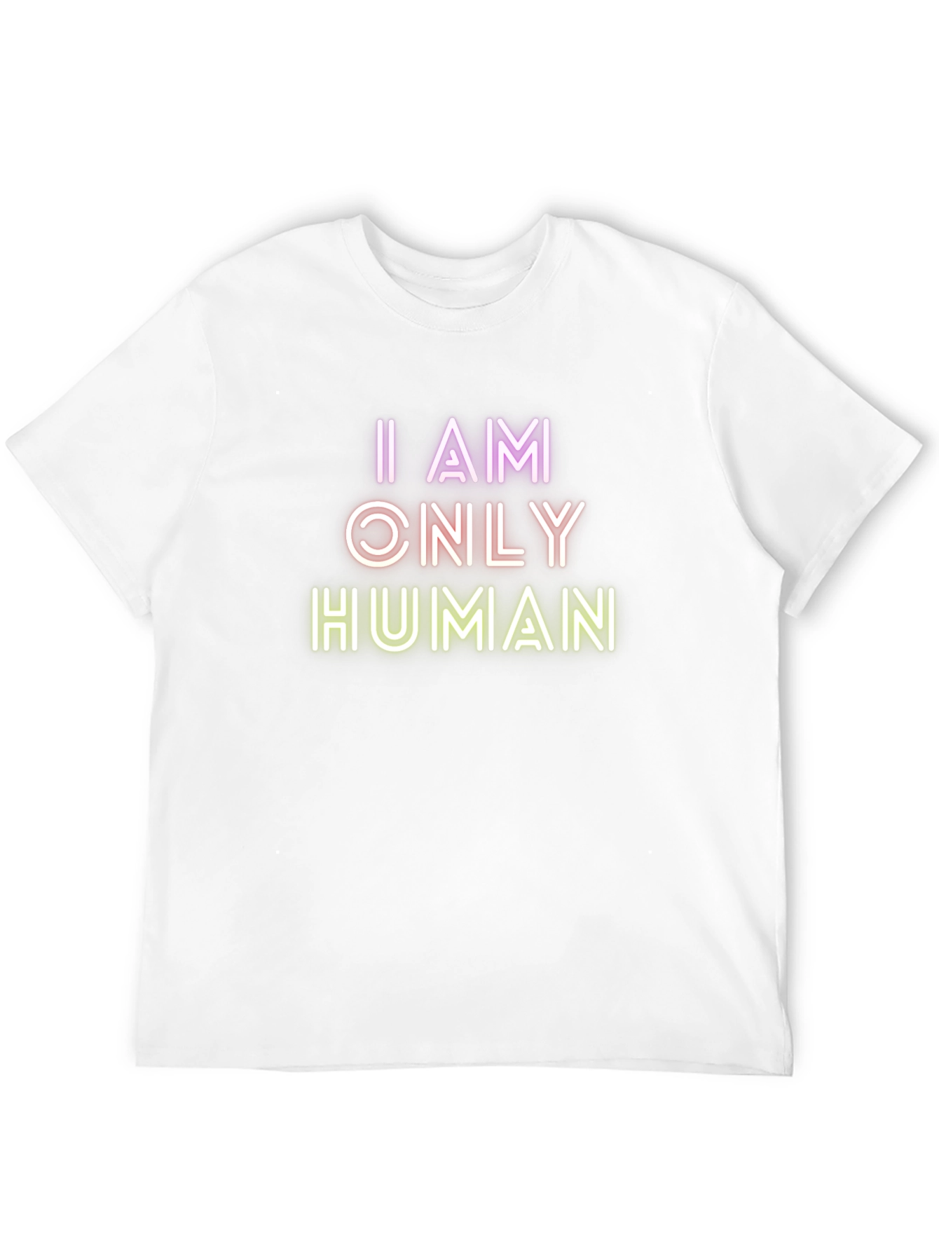 Black I Am Only Human Graphic Tee view 12