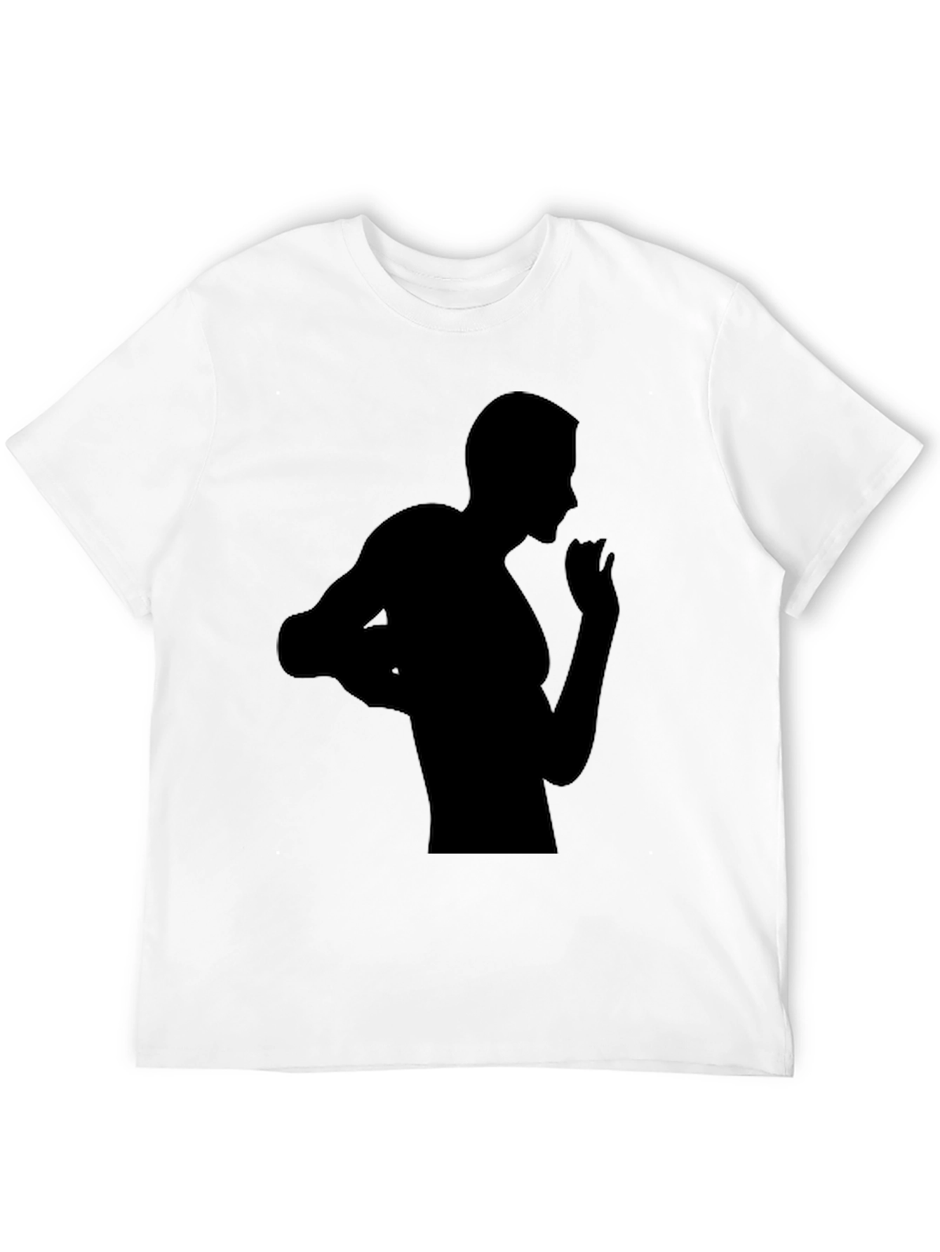 Black Black Silhouette Graphic Tee view 12