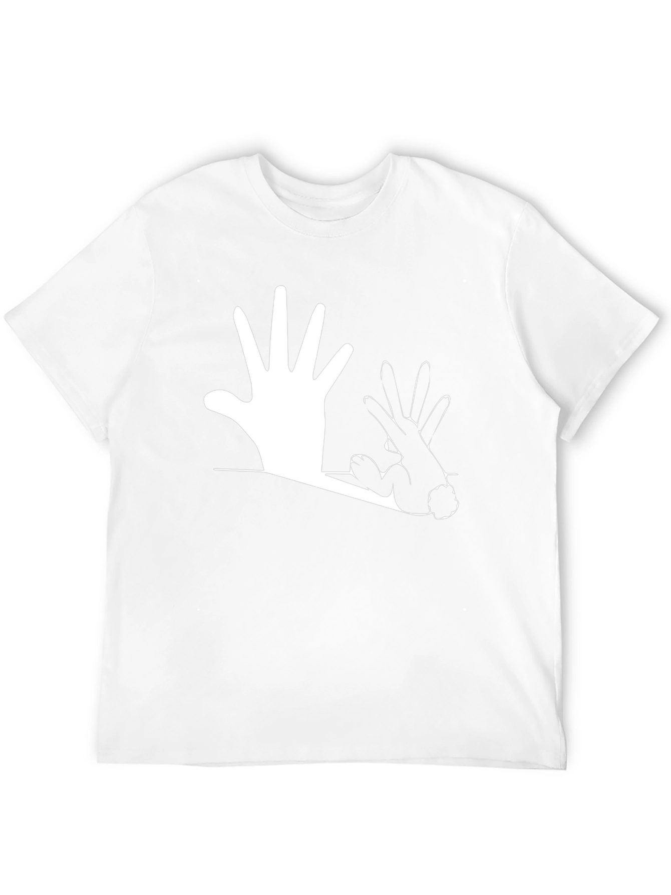 Black Hand Shadow Puppet T-Shirt view 12