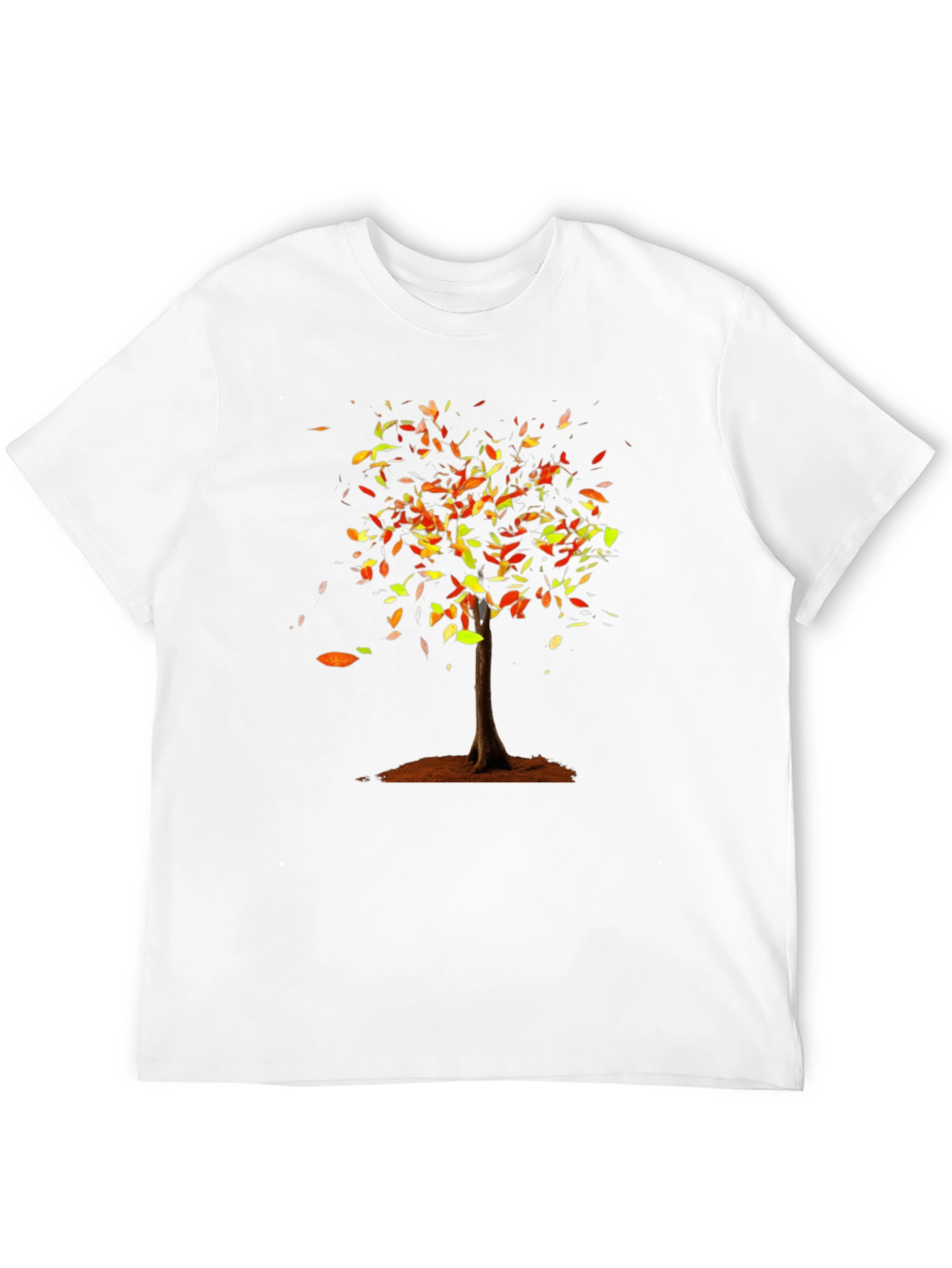 Black Autumn Tree Graphic T-Shirt view 12