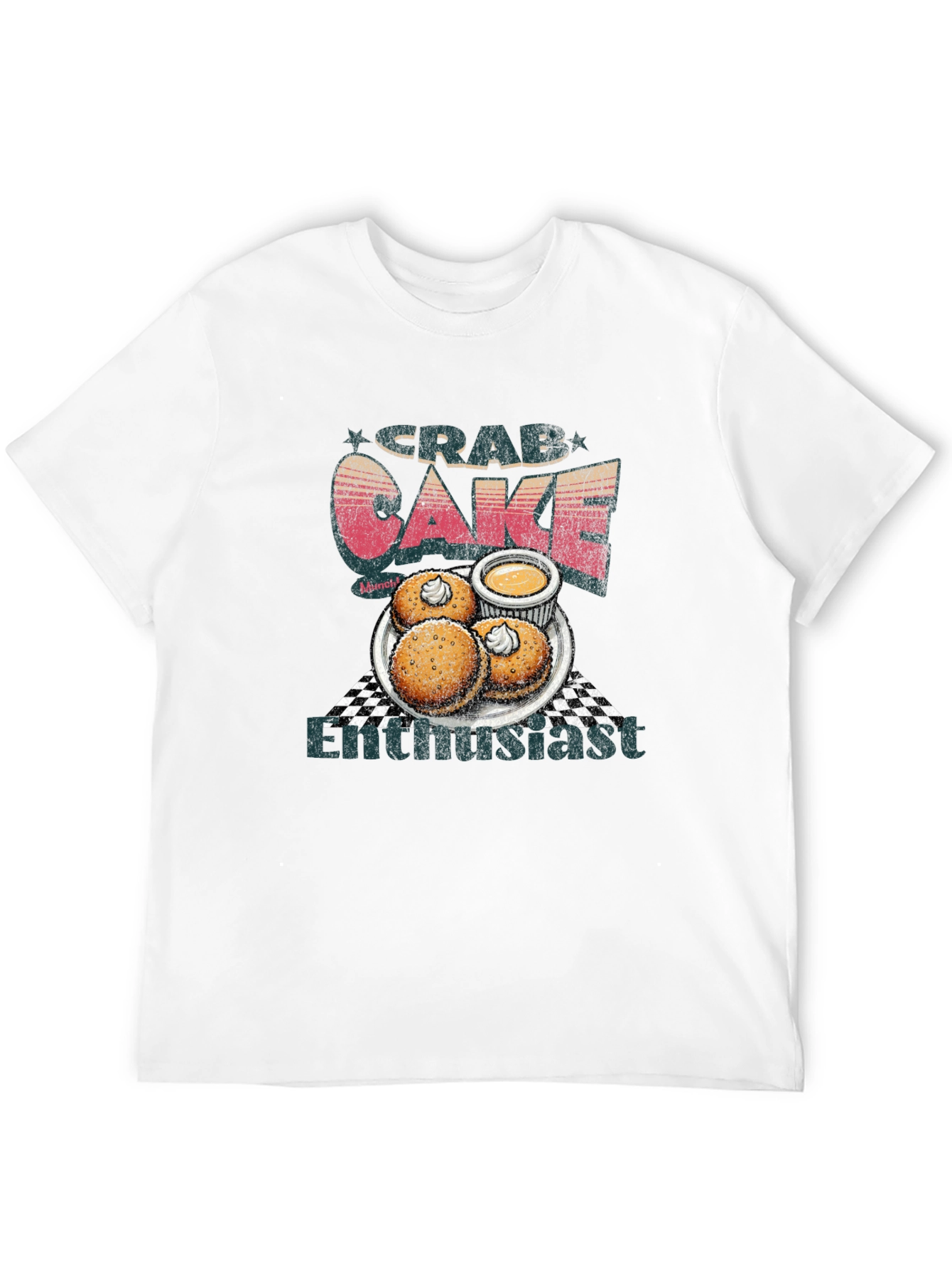 Black Crab Cake Enthusiast Graphic Tee view 12