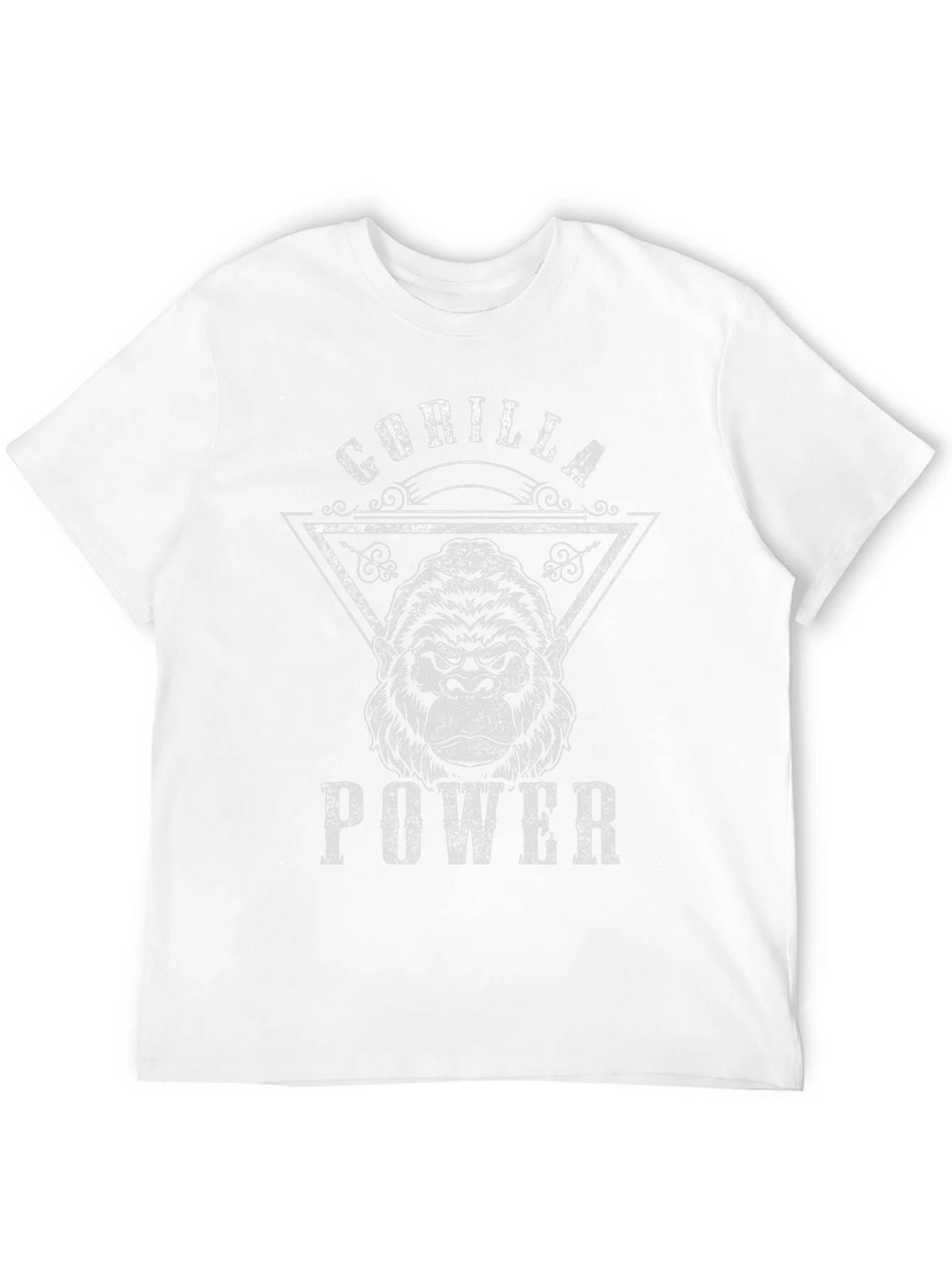 Black Gorilla Power Black T-Shirt view 12