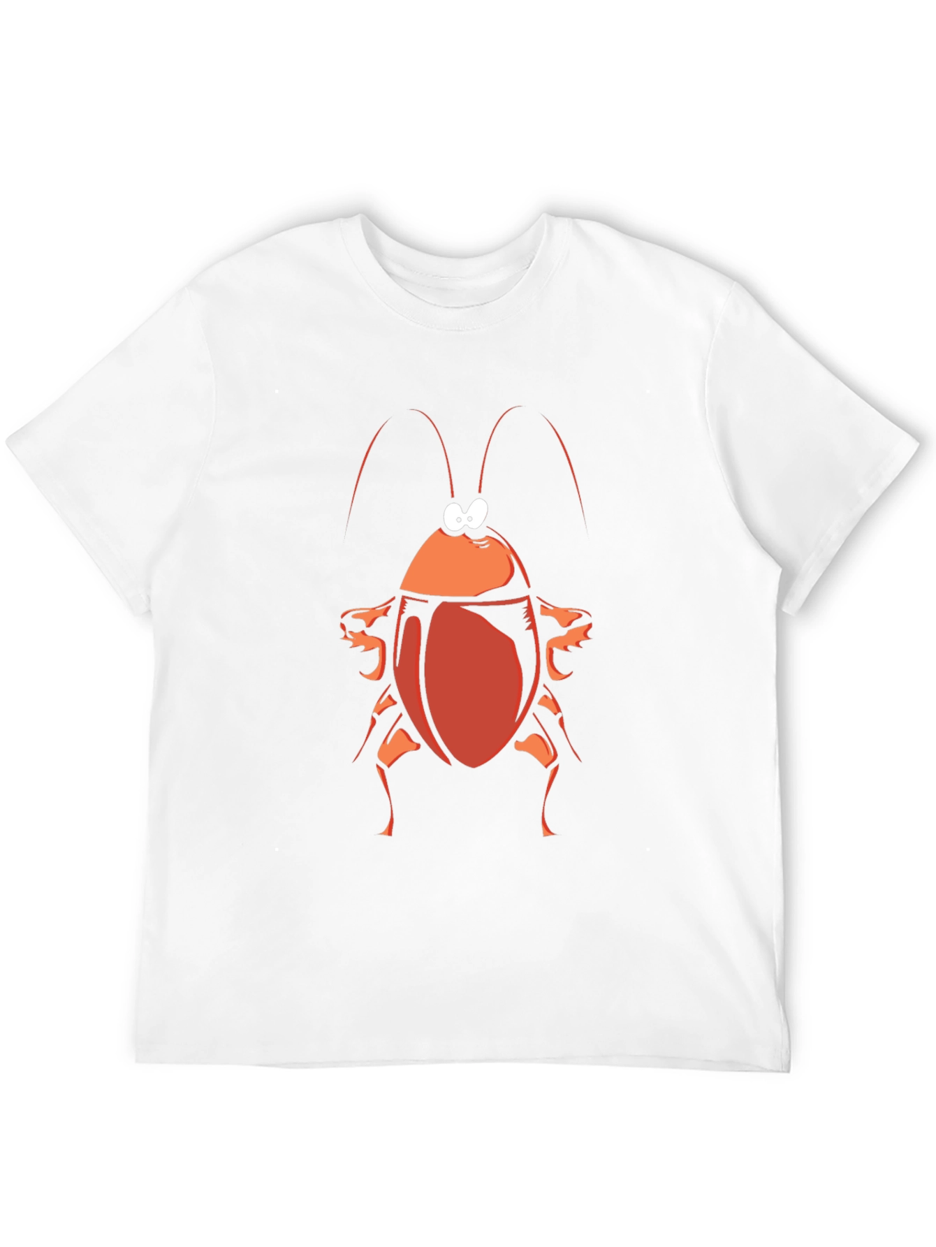Black Cartoon Cockroach Graphic Tee - Black view 12