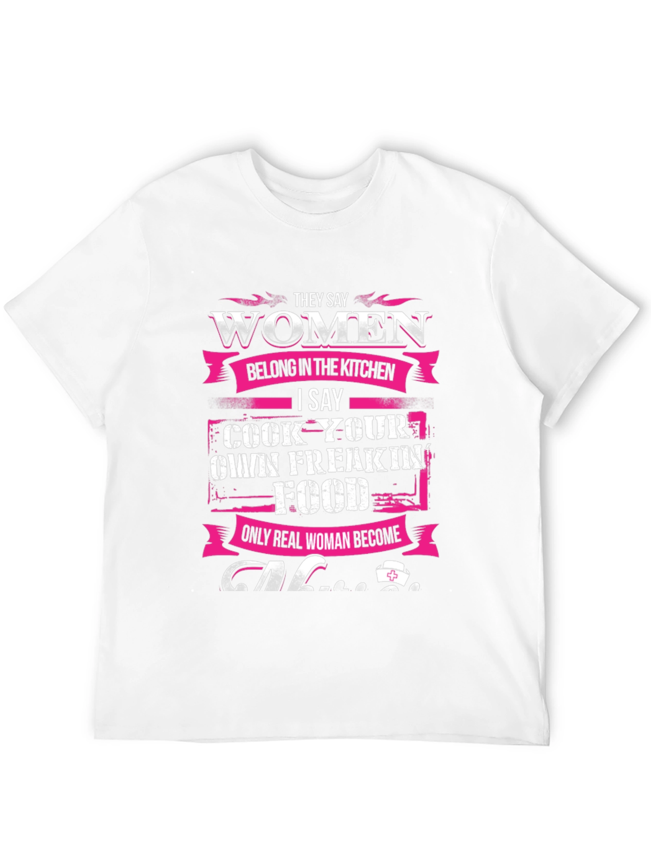 Black Women Belong in Kitchen T-Shirt - Cook Your Own Food view 12