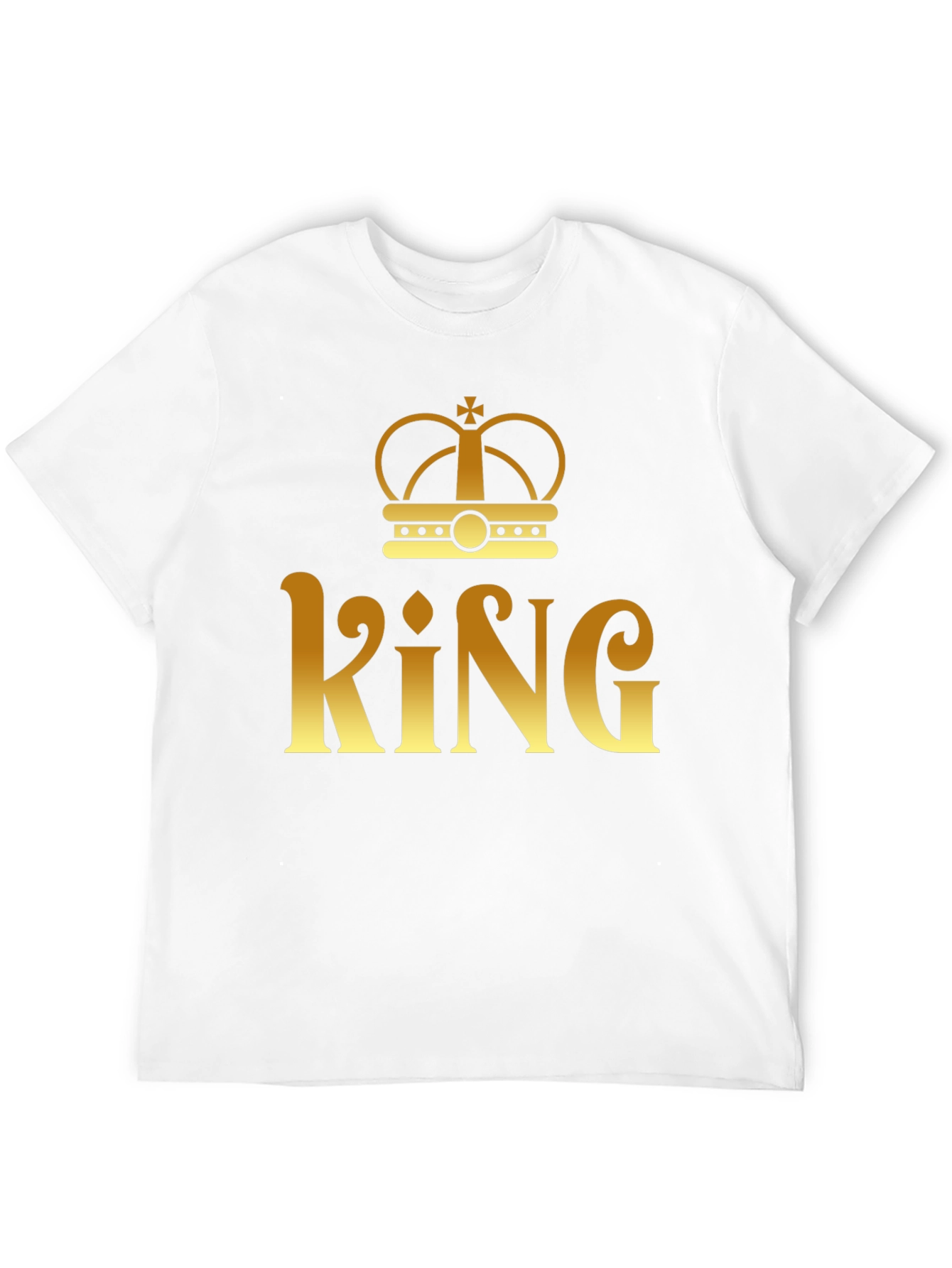 Black King Crown Graphic T-Shirt - Mens Fashion view 12