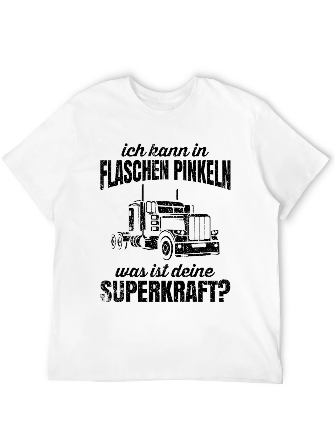 Black Ich Kann in Flaschen Pinkeln T-Shirt Funny Trucker Tee view 12