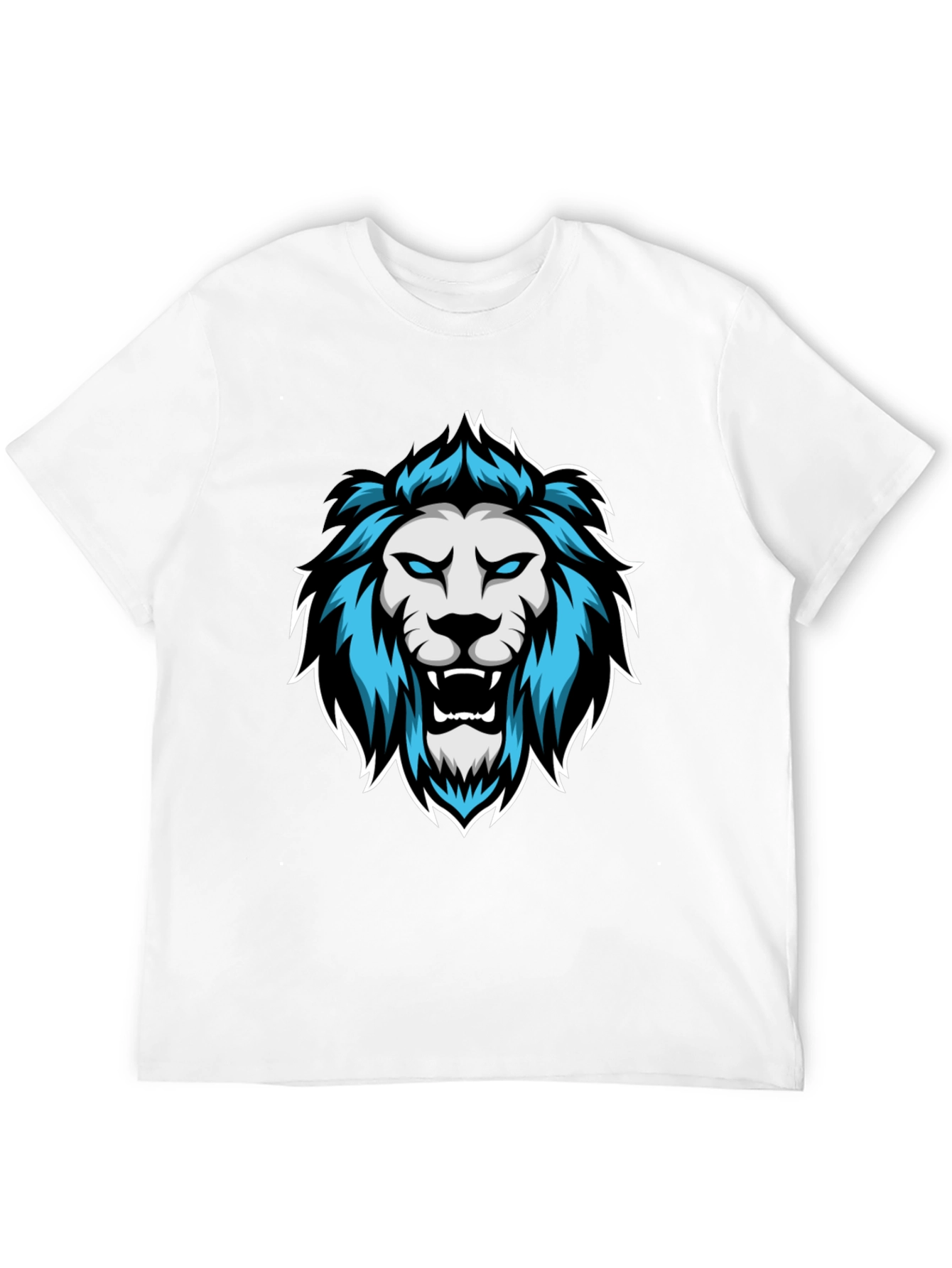 Black Lion Graphic Tee - Men's Black T-Shirt view 12