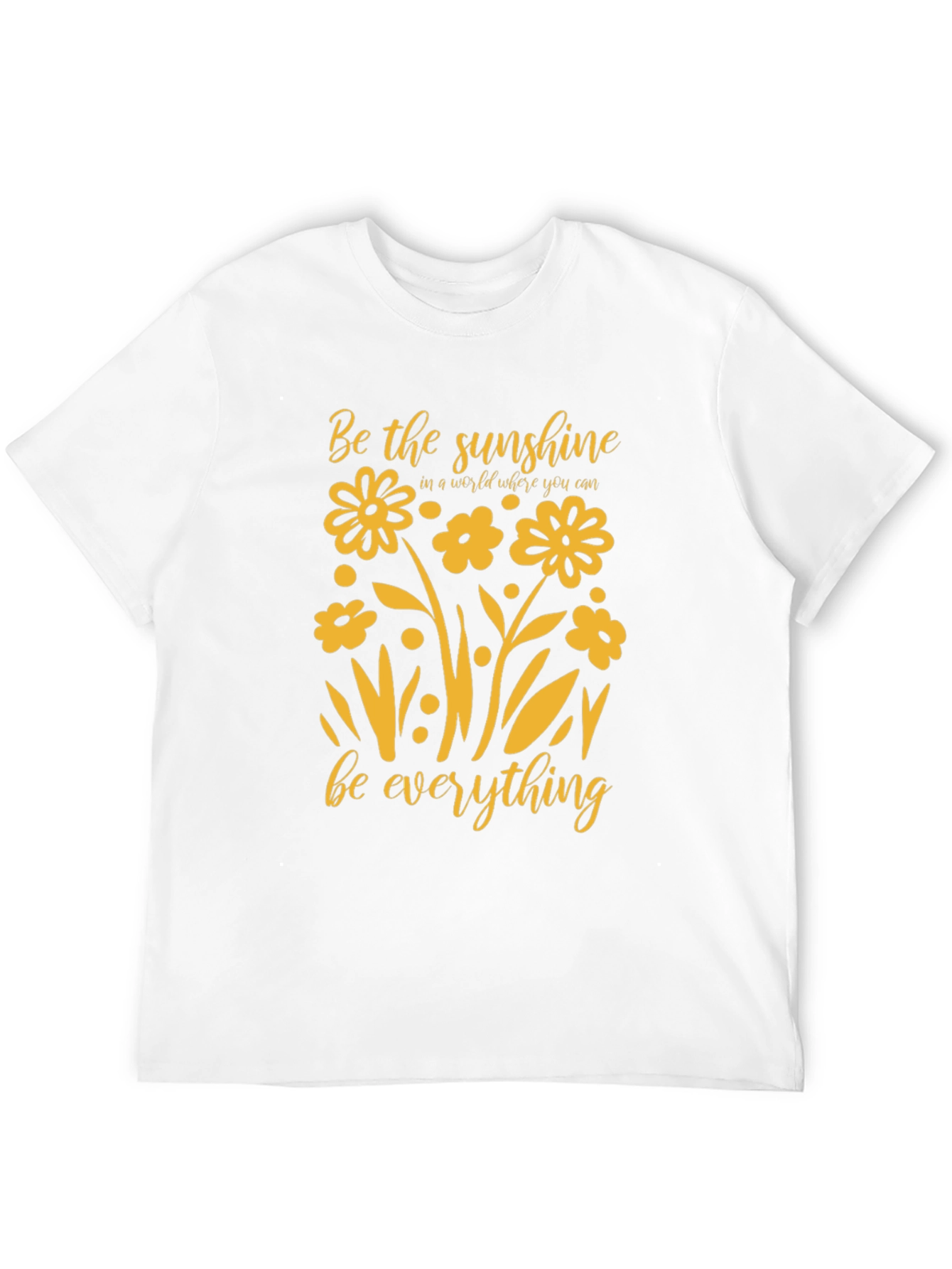 Black Sunshine Graphic T-Shirt - Be the Sunshine view 12