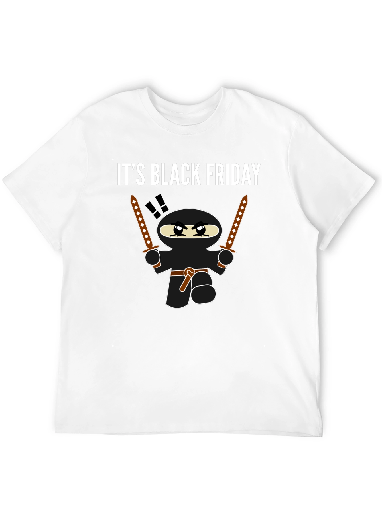 Black It's Black Friday Ninja T-Shirt view 12