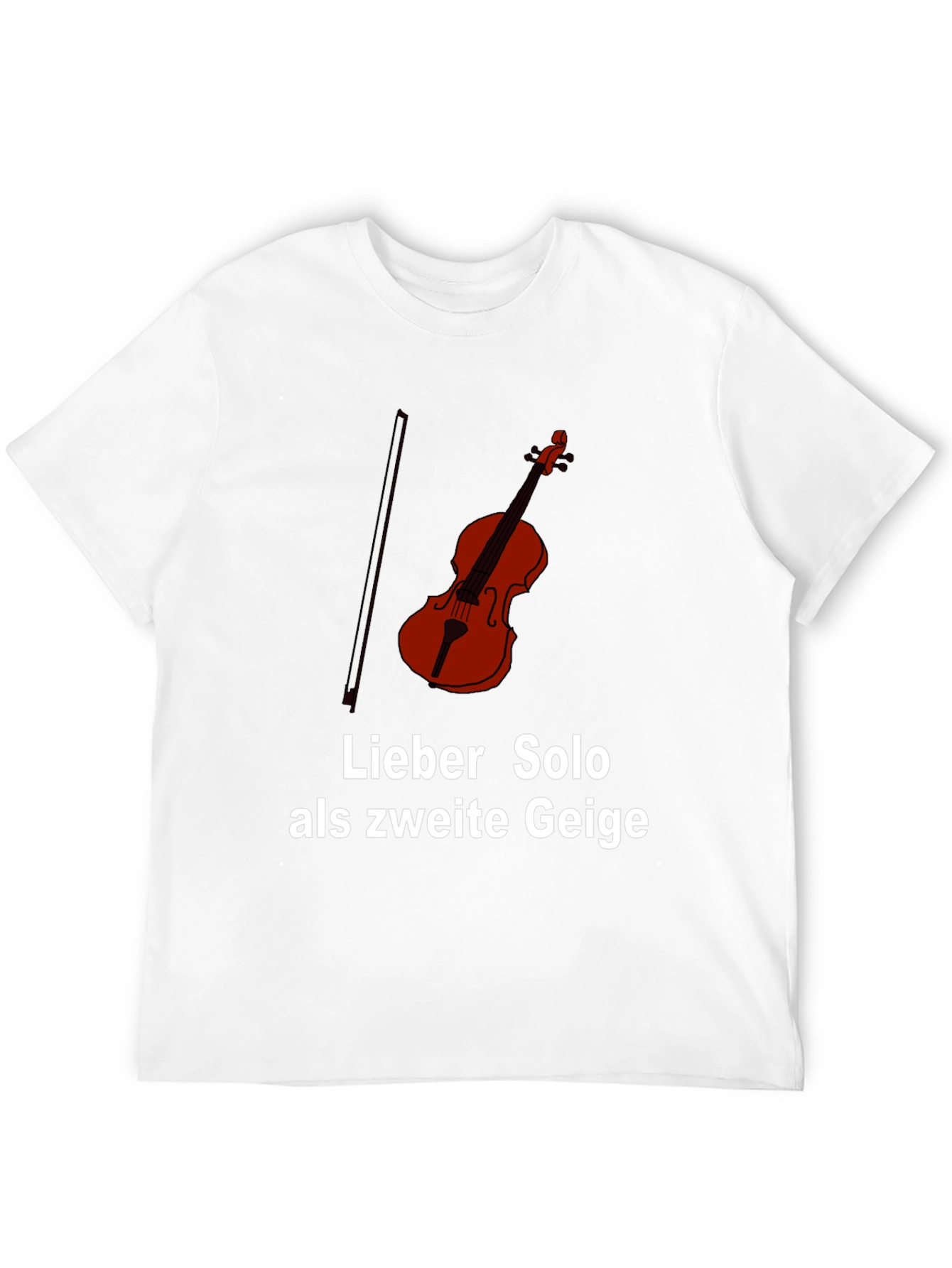 Black Solo Violinist T-Shirt - Lieber Solo als zweite Geige view 12