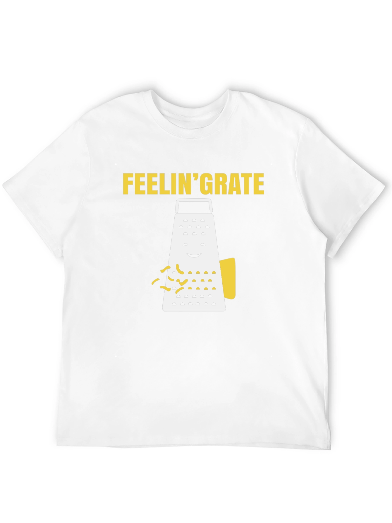 Black Feelin' Grate Pun T-Shirt - Black, Funny, Comfortable Tee view 12
