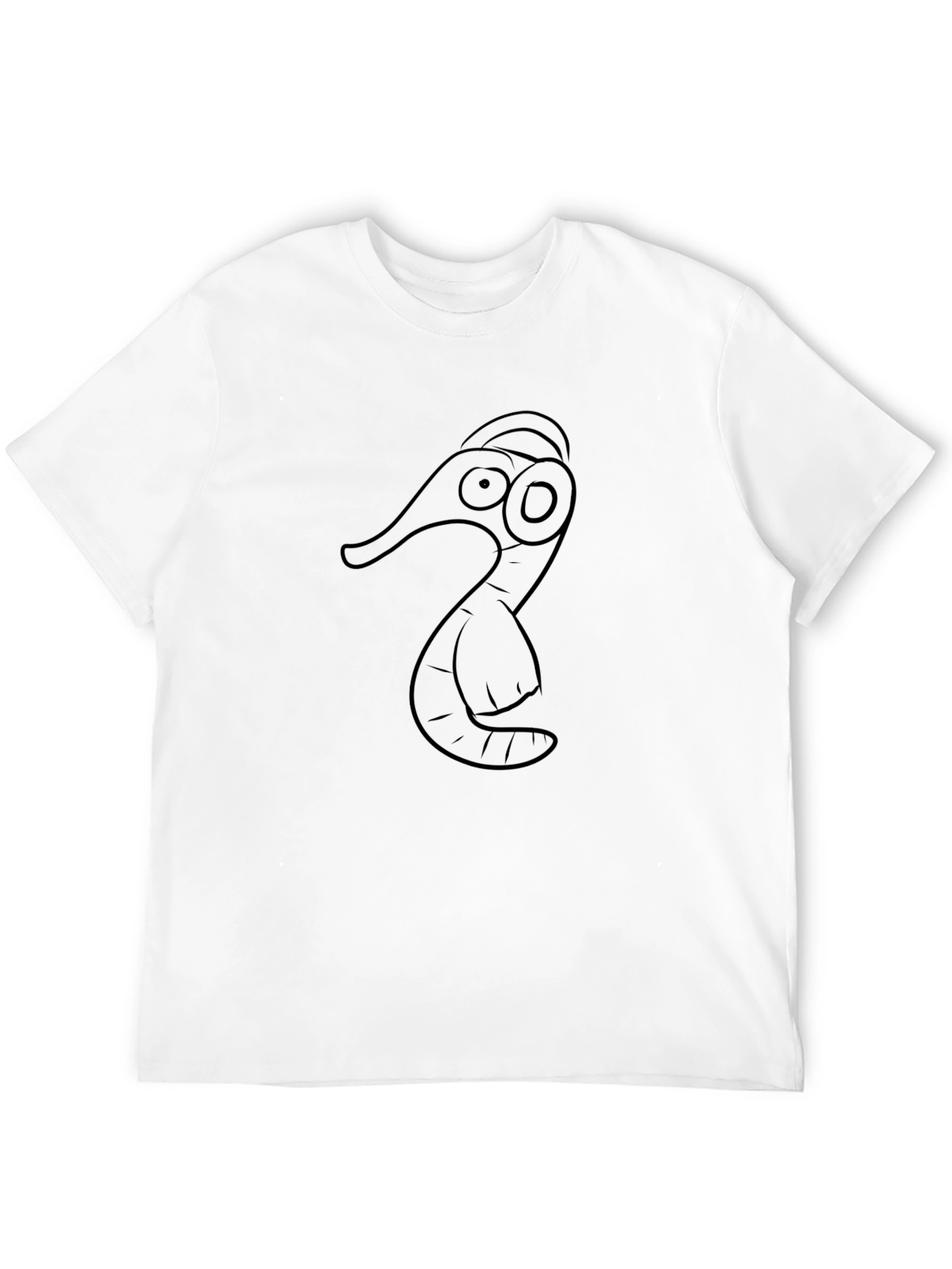 Black Cartoon Character Graphic Black T-Shirt view 12