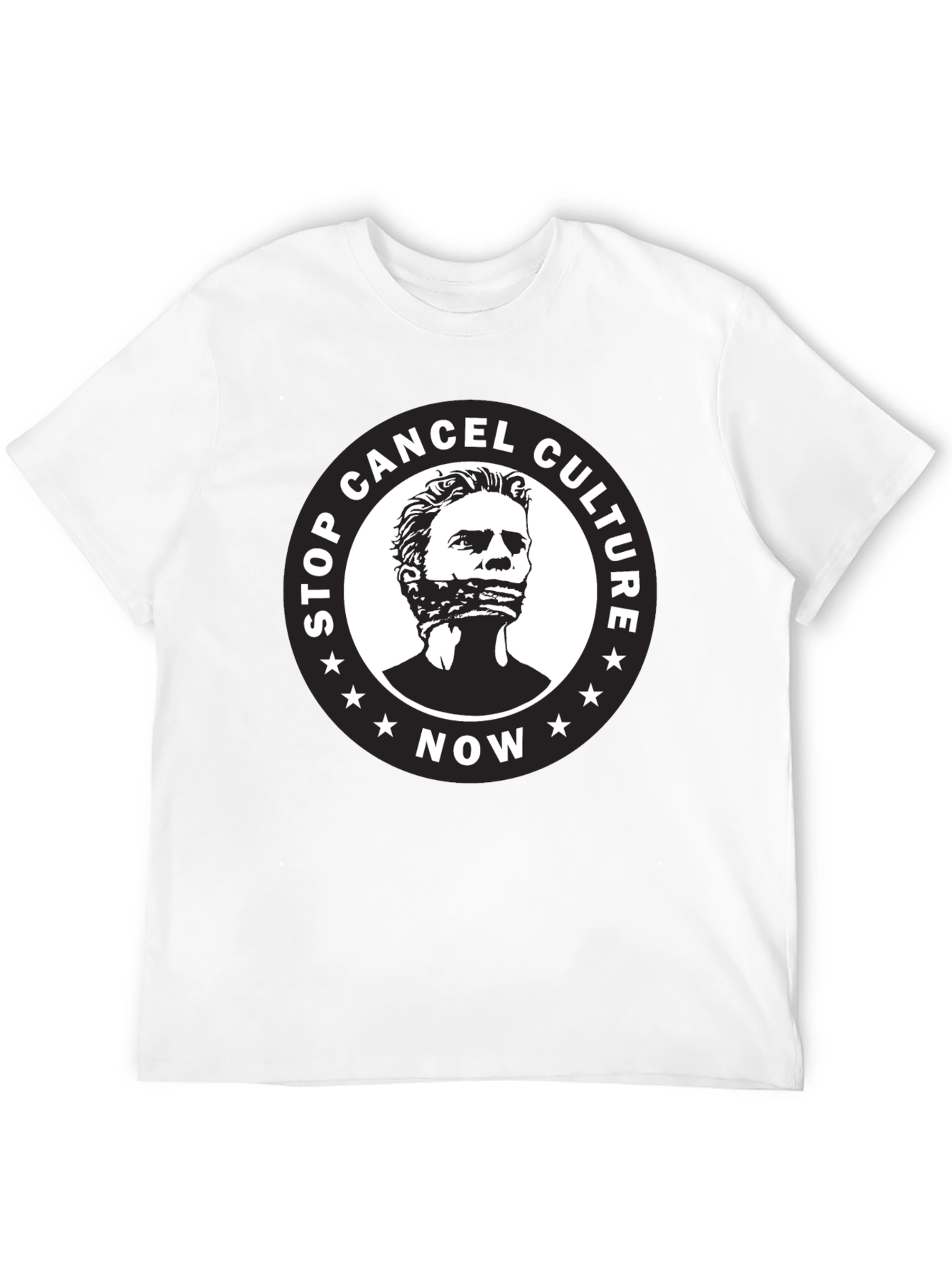 Black Stop Cancel Culture Graphic T-Shirt view 12