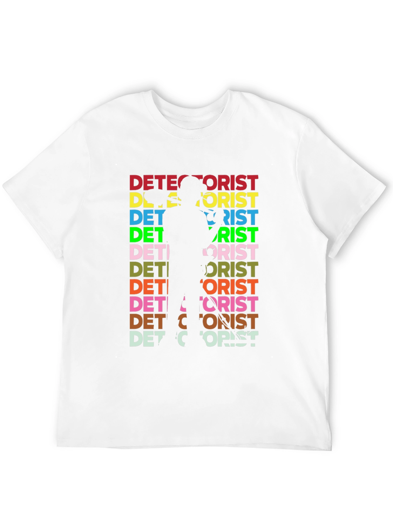 Black Detectorist Graphic Tee - Metal Detecting Hobby Shirt view 12