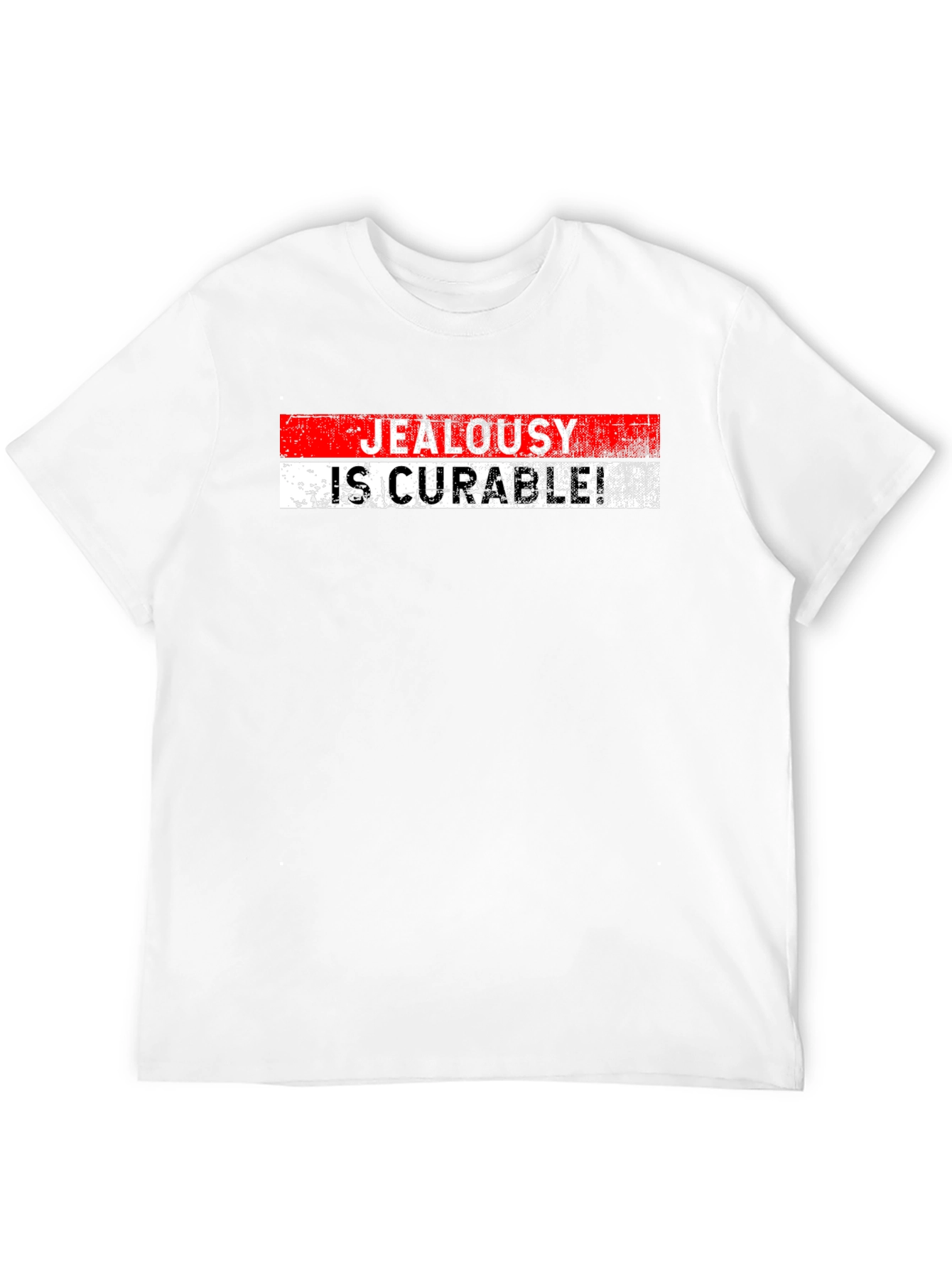 Black Jealousy Is Curable T-Shirt - Black view 12