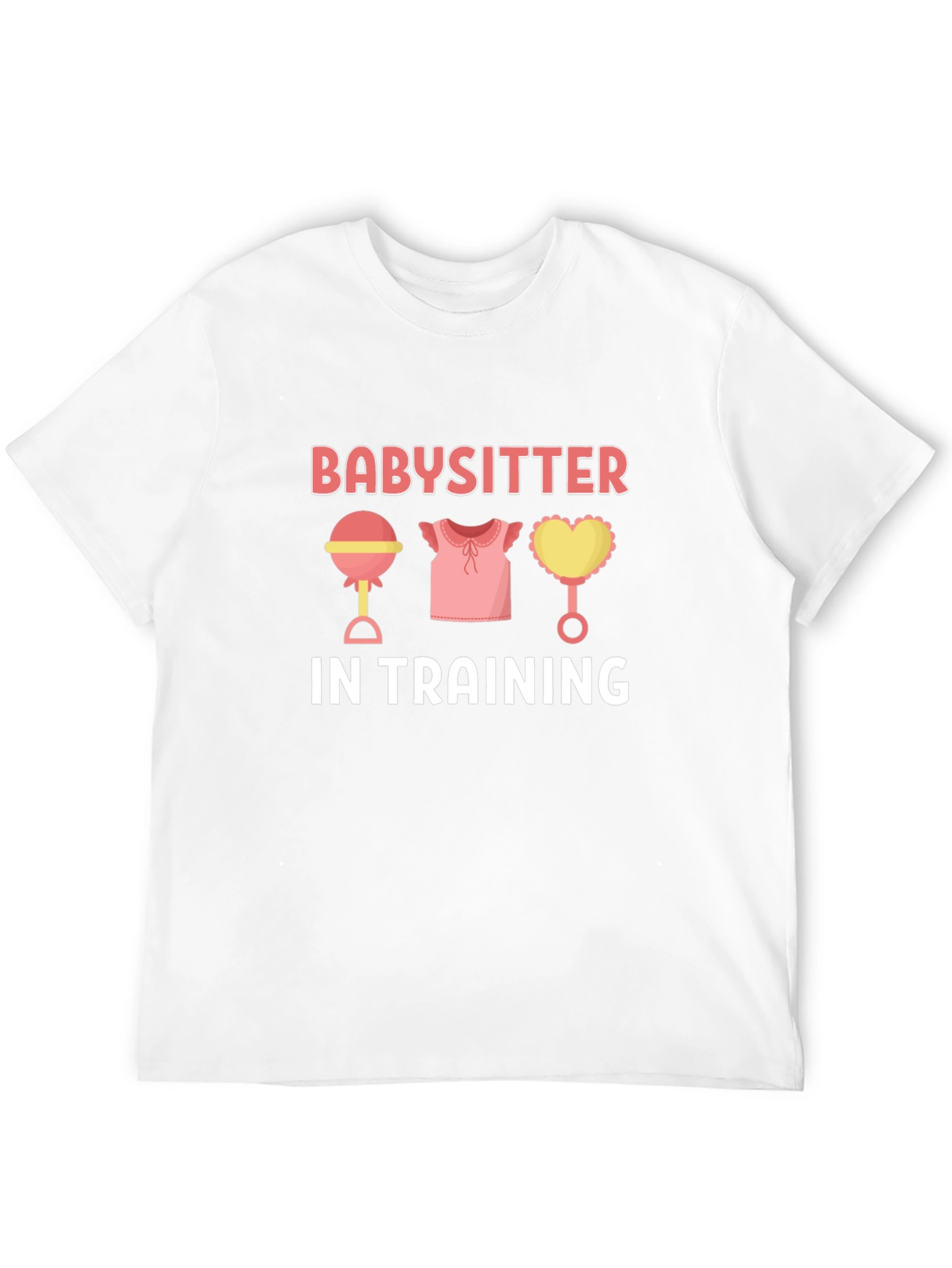 Black Babysitter In Training Graphic Tee - Soft Cotton view 12