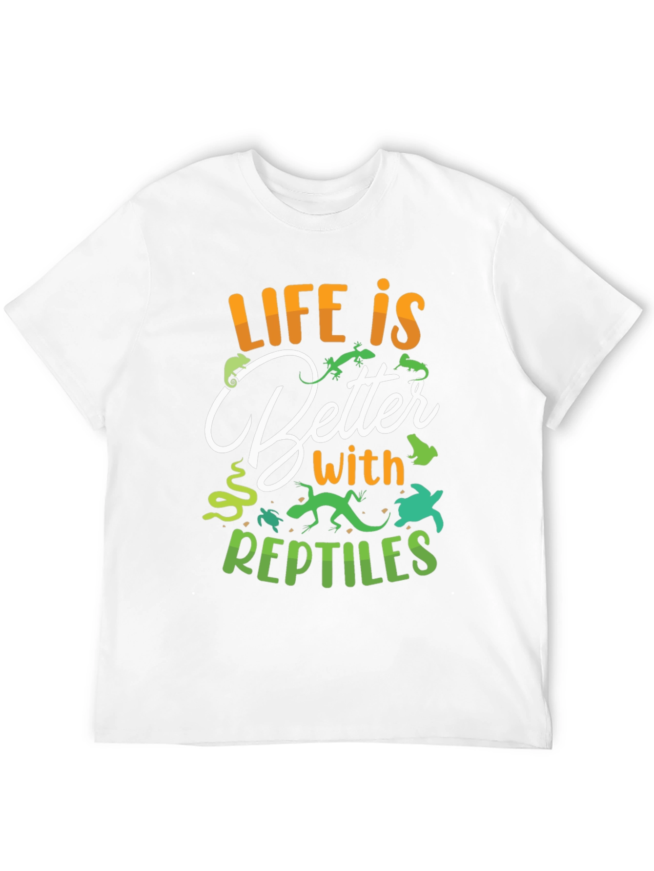 Reptile Lover T-Shirt - Life is Better - 12