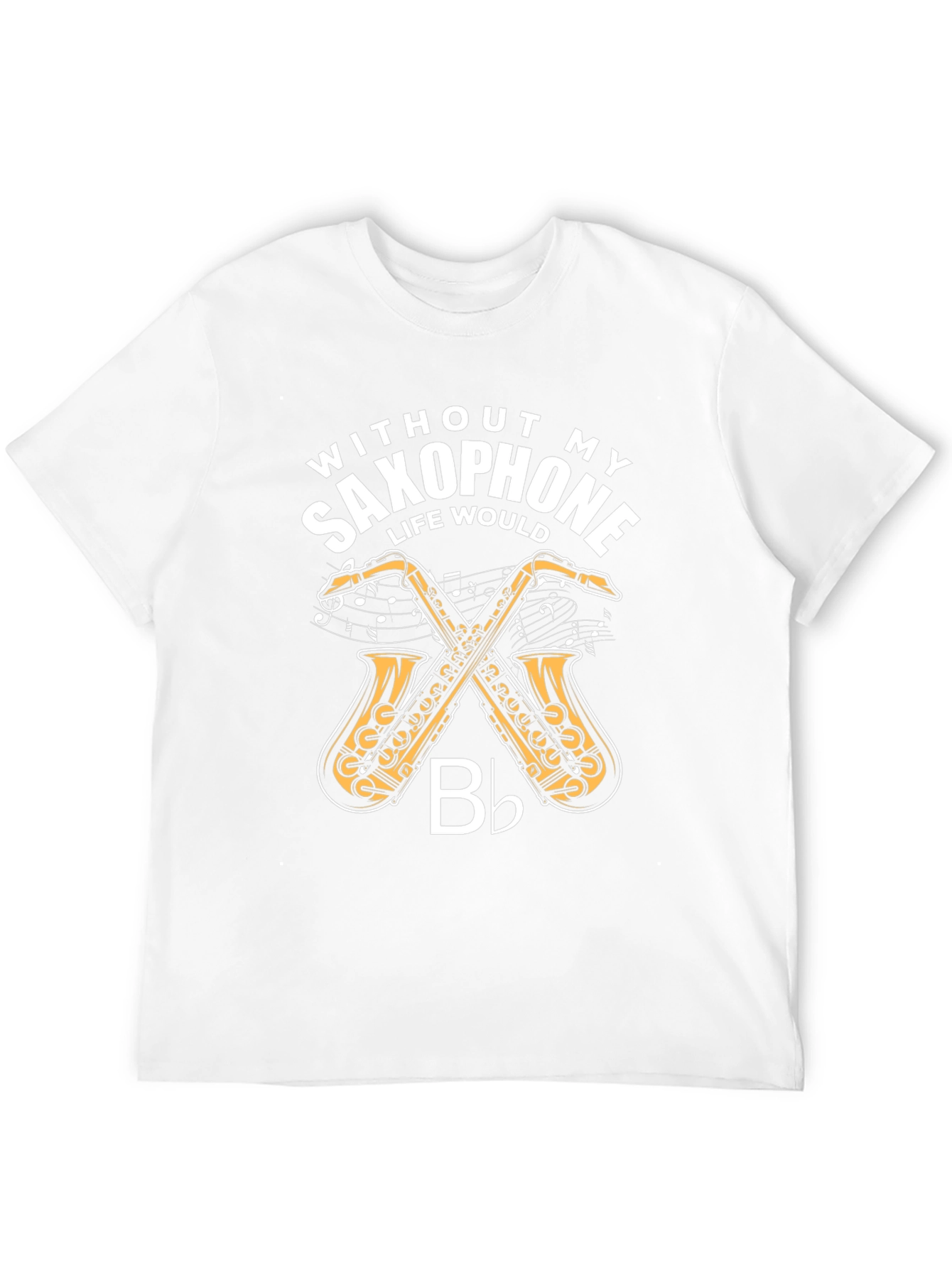 Black Saxophone Lover's T-Shirt - Music Gift view 12