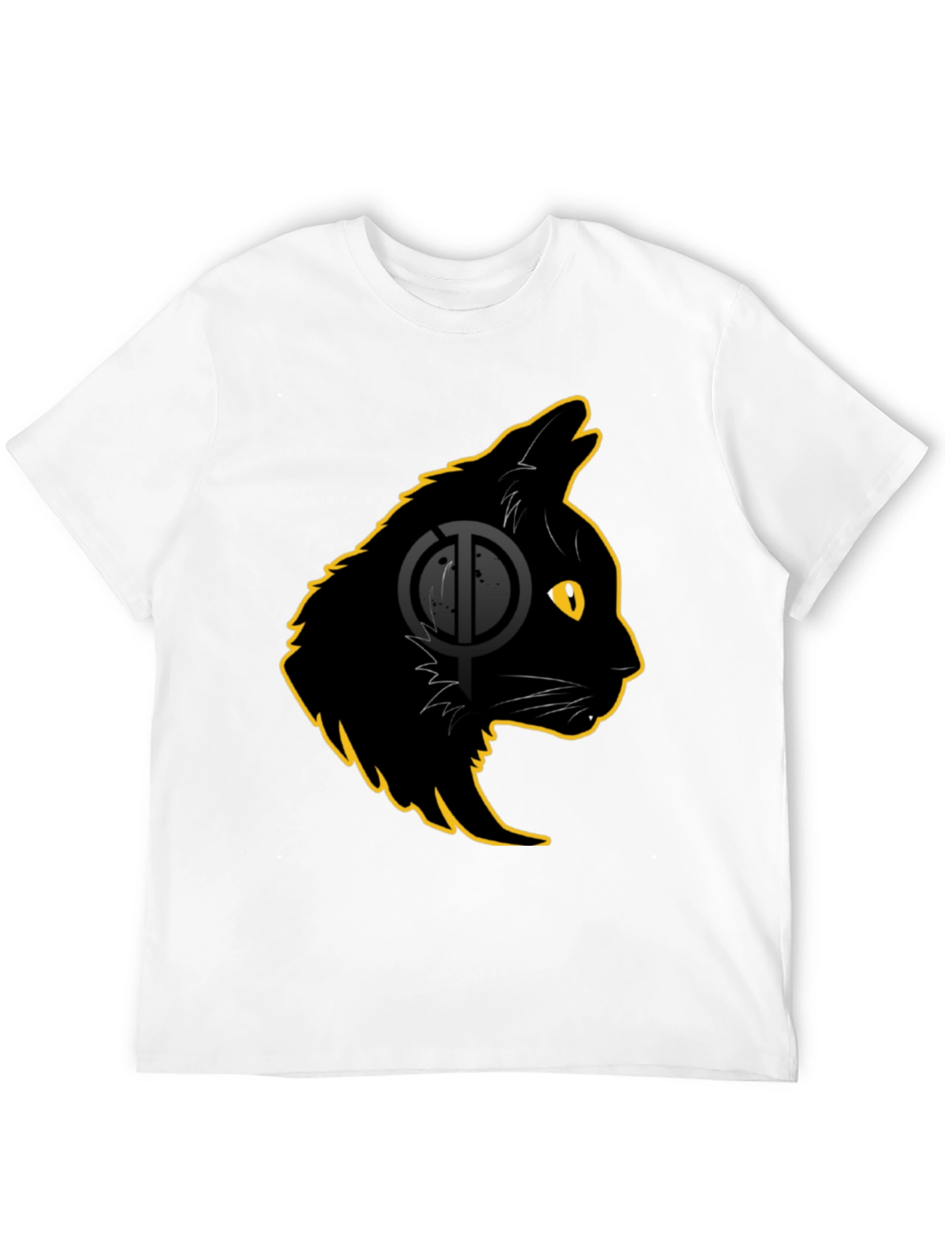 Black Black Cat Graphic T-Shirt - Stylish Cat Lover Tee view 12