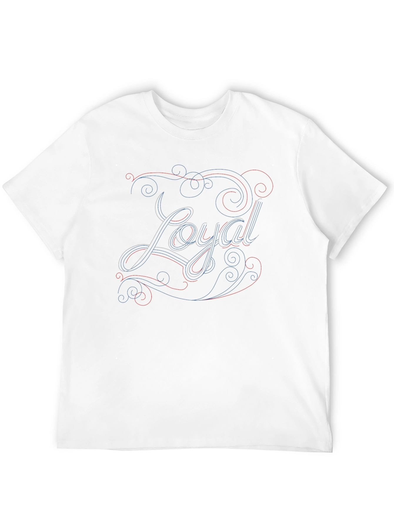 Black Loyal Graphic Tee - Stylish Men's Black T-Shirt view 12