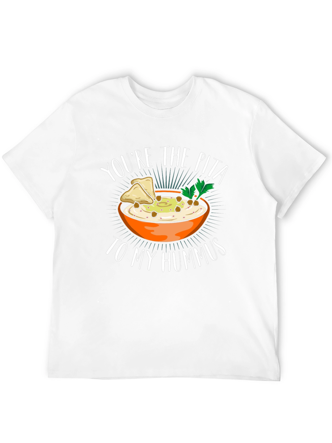Black You're the Pita to My Hummus T-Shirt view 12