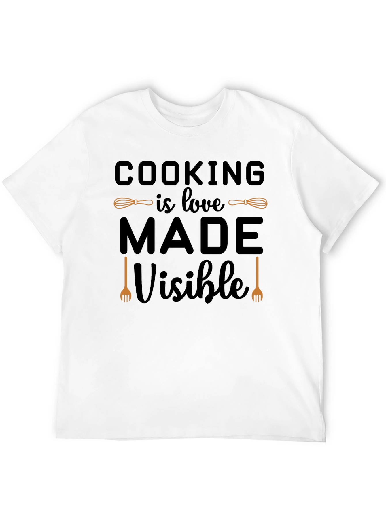 Black Cooking is Love Made Visible Graphic T-Shirt view 12