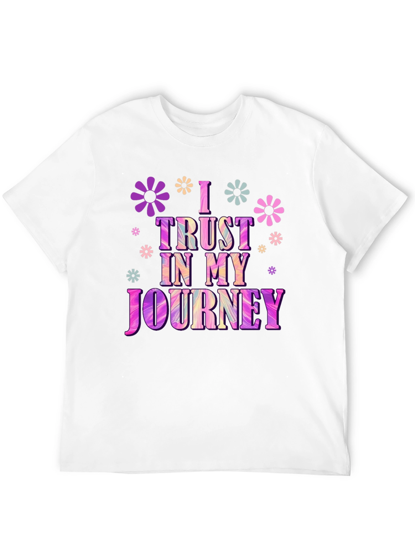 Black I Trust In My Journey Graphic Tee view 12