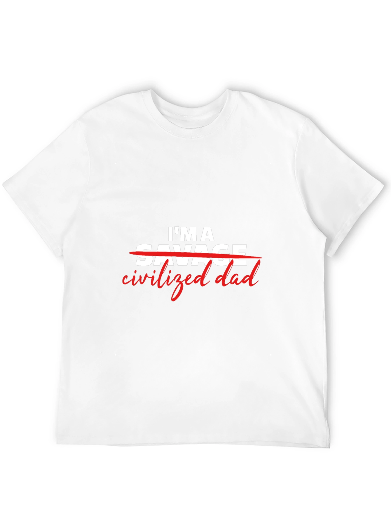 Black Civilized Dad T-Shirt view 12