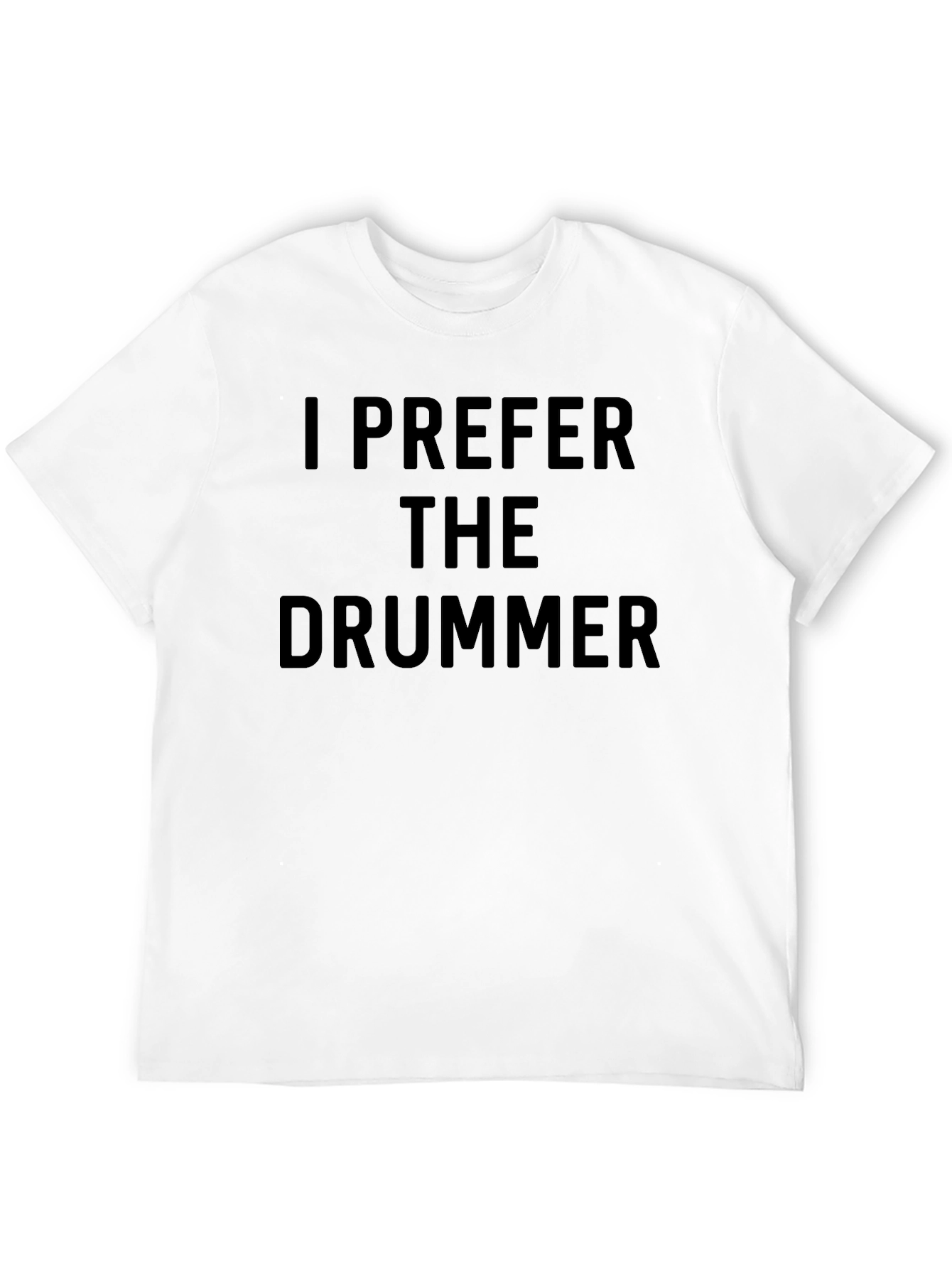 Black I Prefer the Drummer Graphic Tee - Black view 12