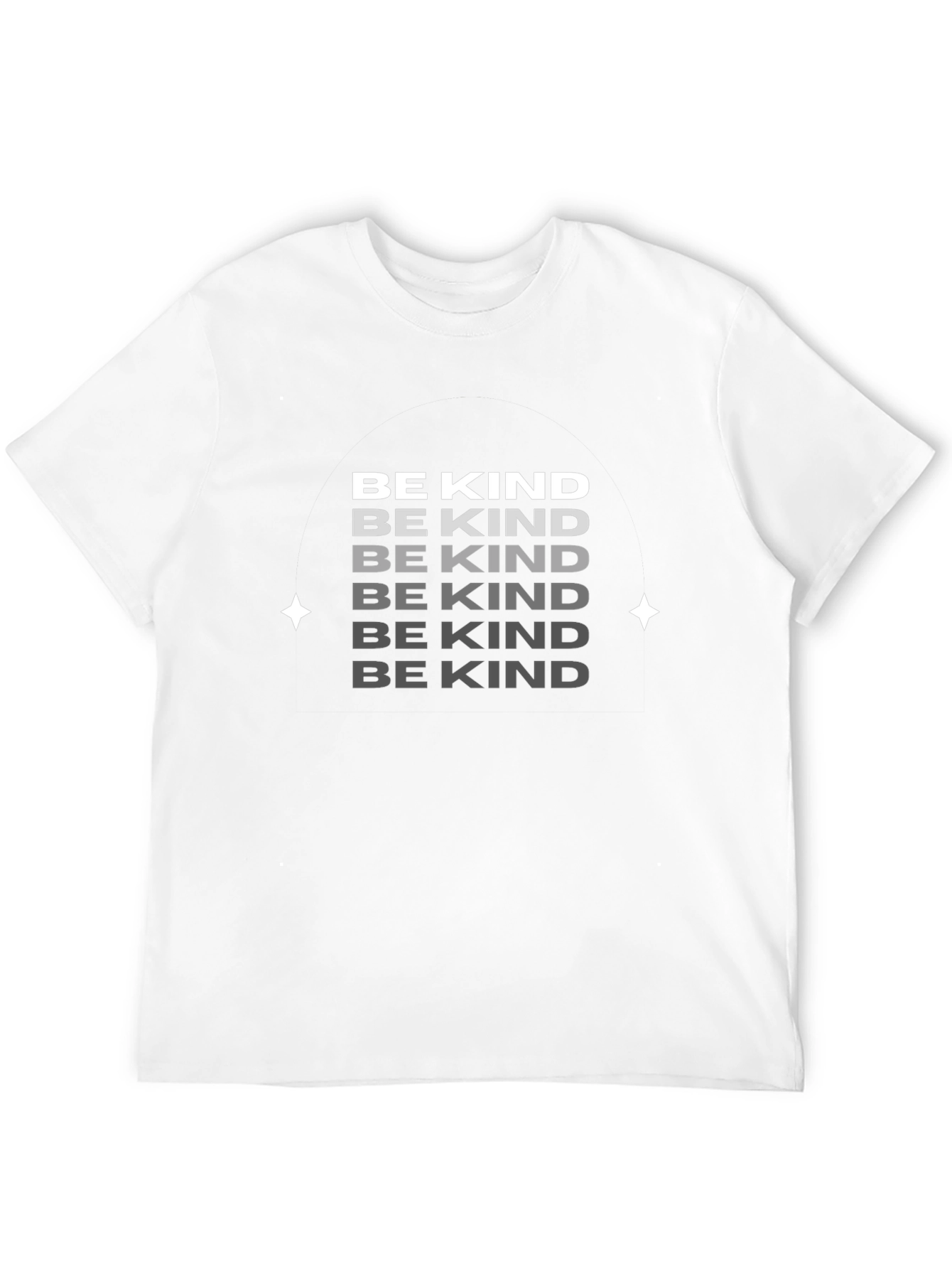 Black Be Kind Graphic Tee - Black Cotton Casual T-Shirt view 12